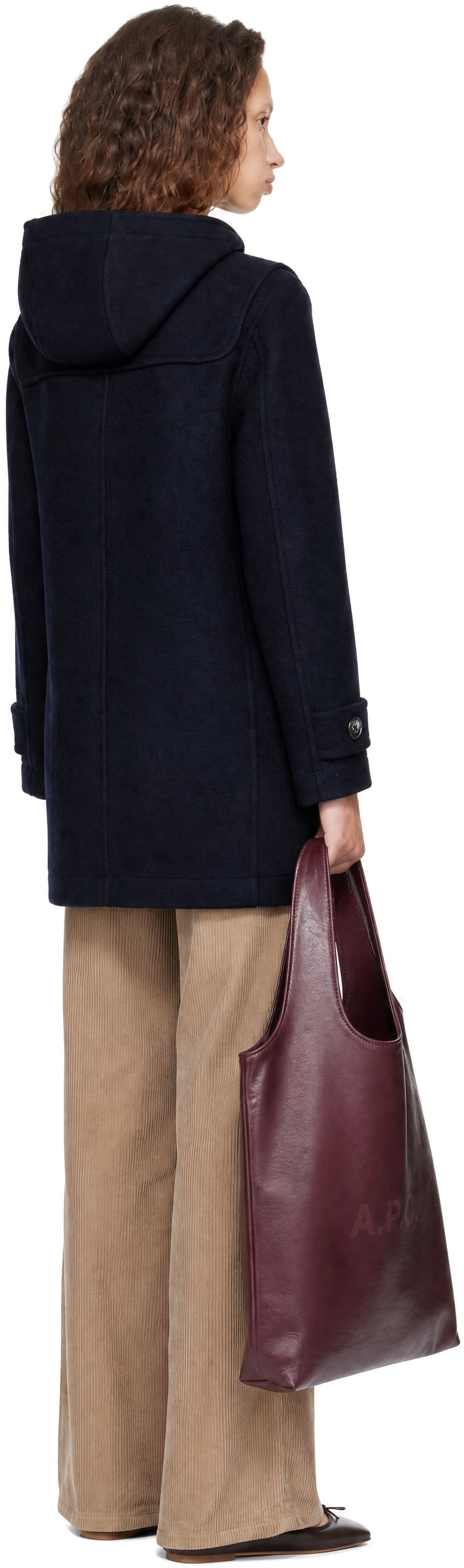 A.P.C. - Navy Lisa Duffle Coat
