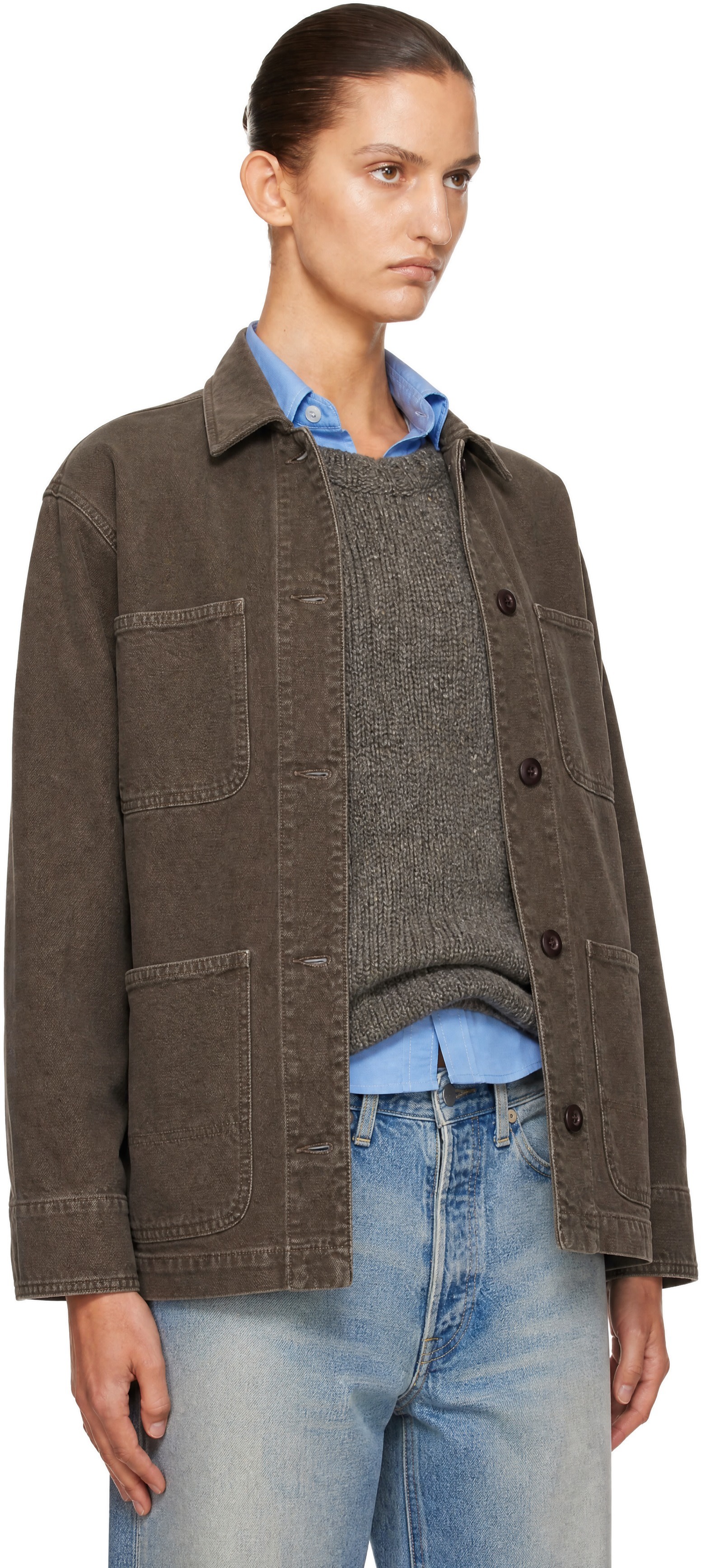 A.P.C. - Brown Mina Logo Jacket