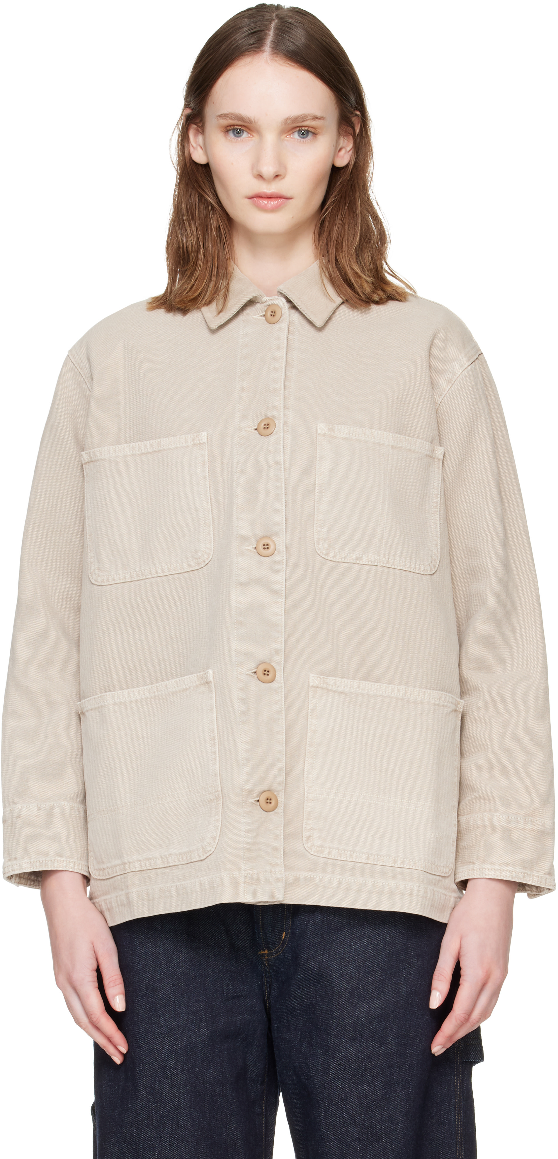 A.P.C. - Beige Mina Chore Jacket