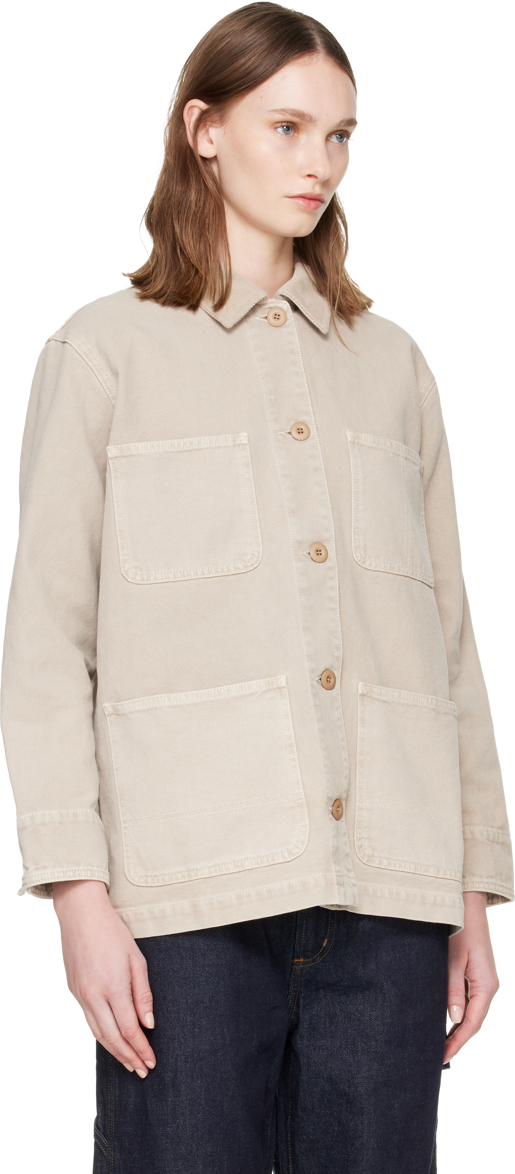 A.P.C. - Beige Mina Chore Jacket