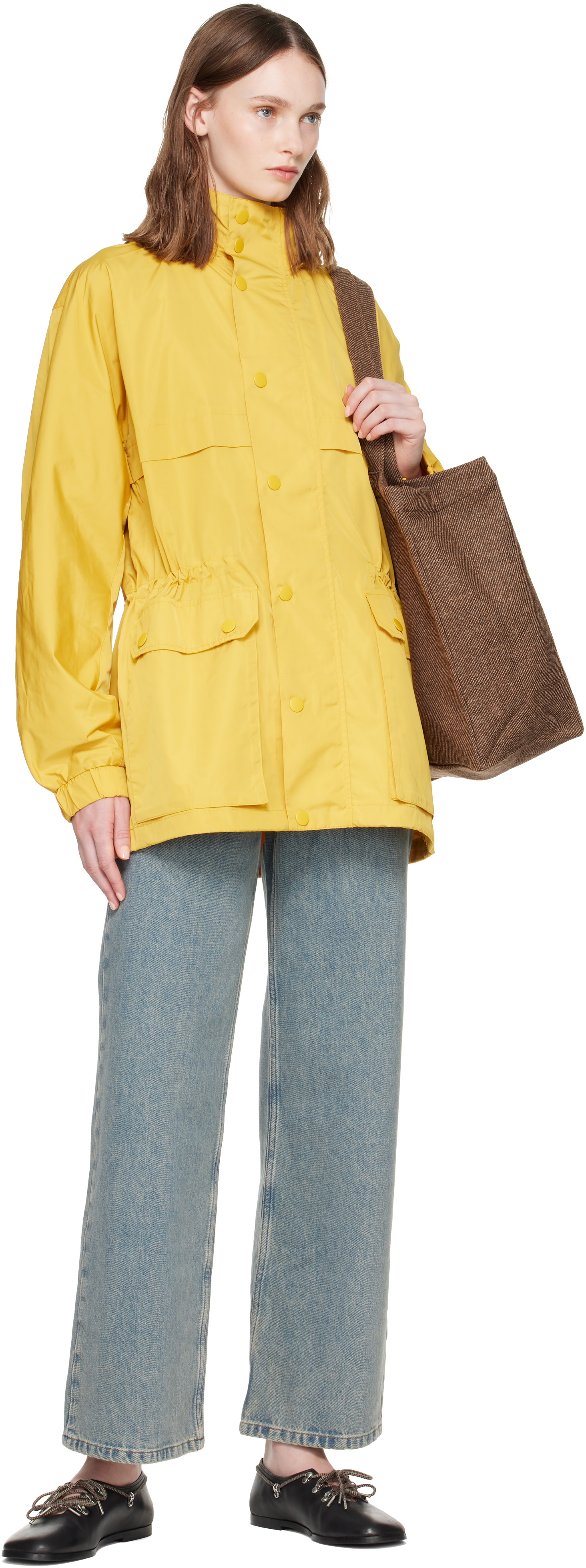 A.P.C. - Blouson de style parka coupe-vent Valery jaune
