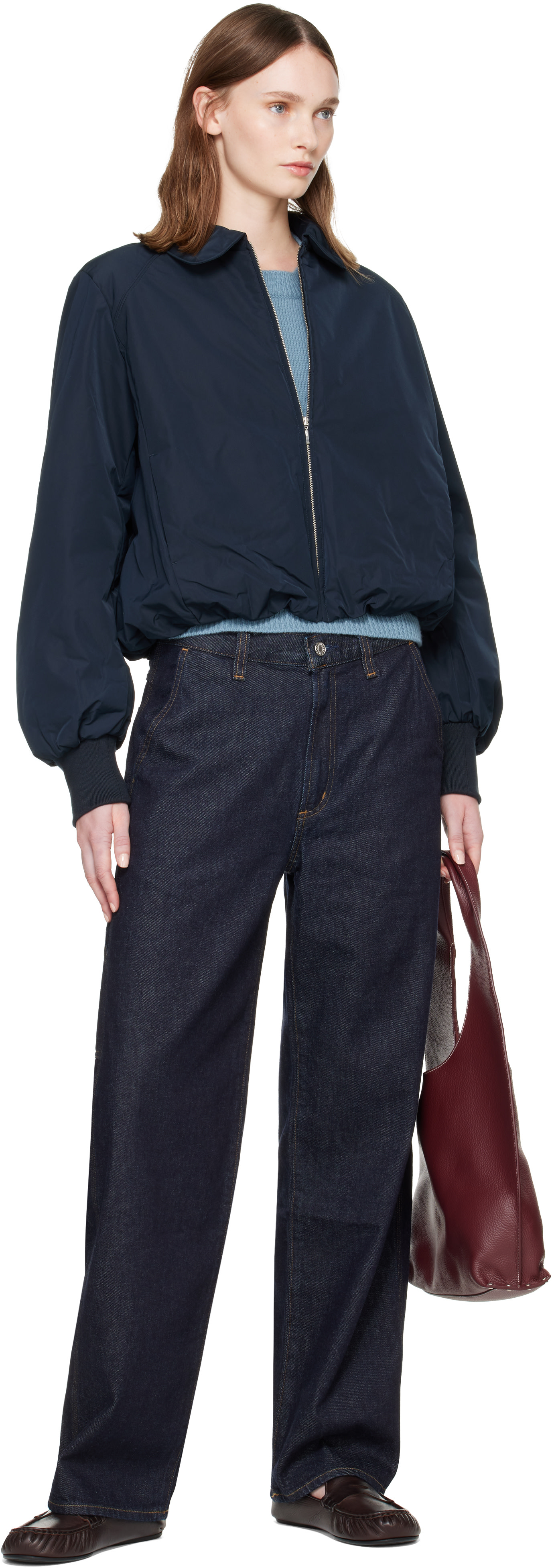 A.P.C. - Navy Salome Blouson Jacket