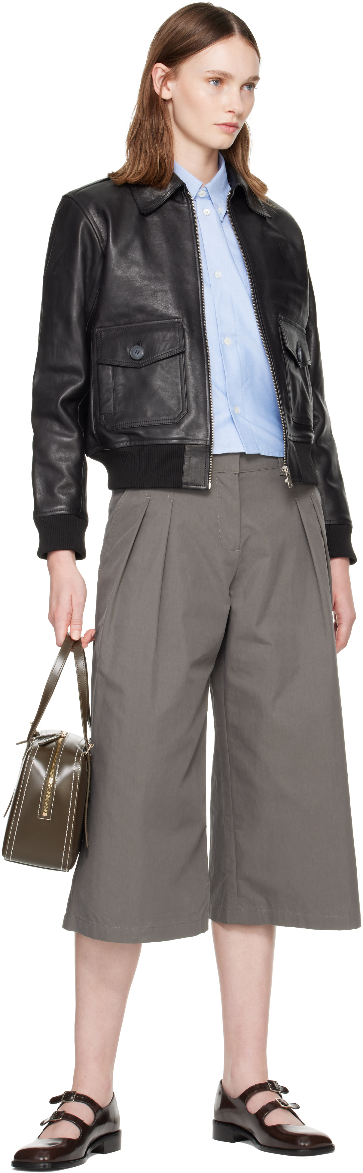 A.P.C. - Blouson Gael noir en cuir