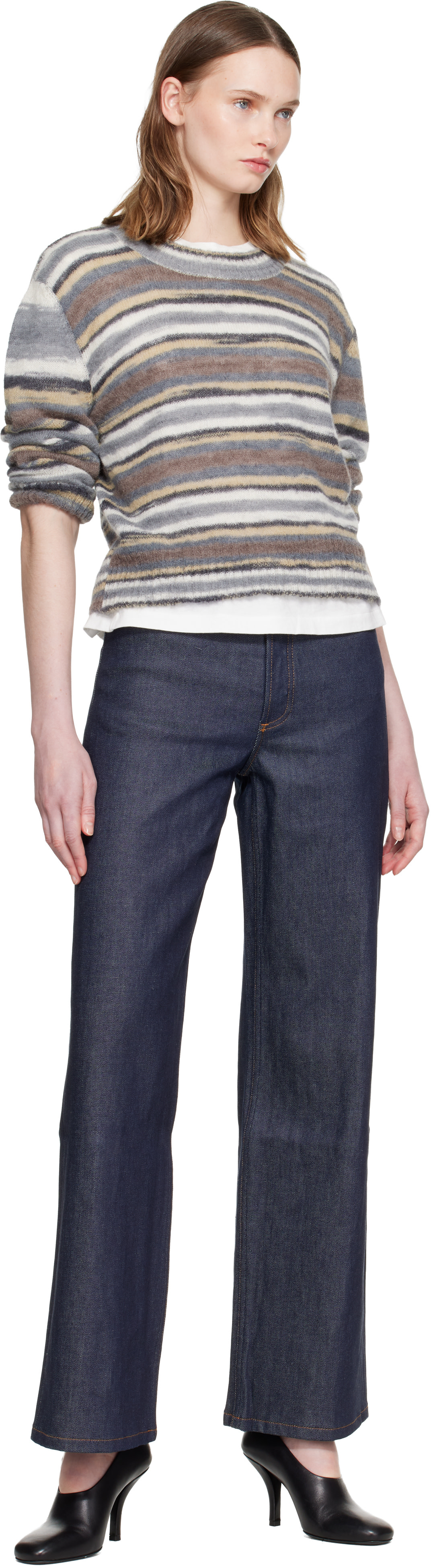A.P.C. アーペーセー ELISABETHジーンズ 26 インディゴ A.P.C.: インディゴ Elisabeth ジーンズ | SSENSE 日本