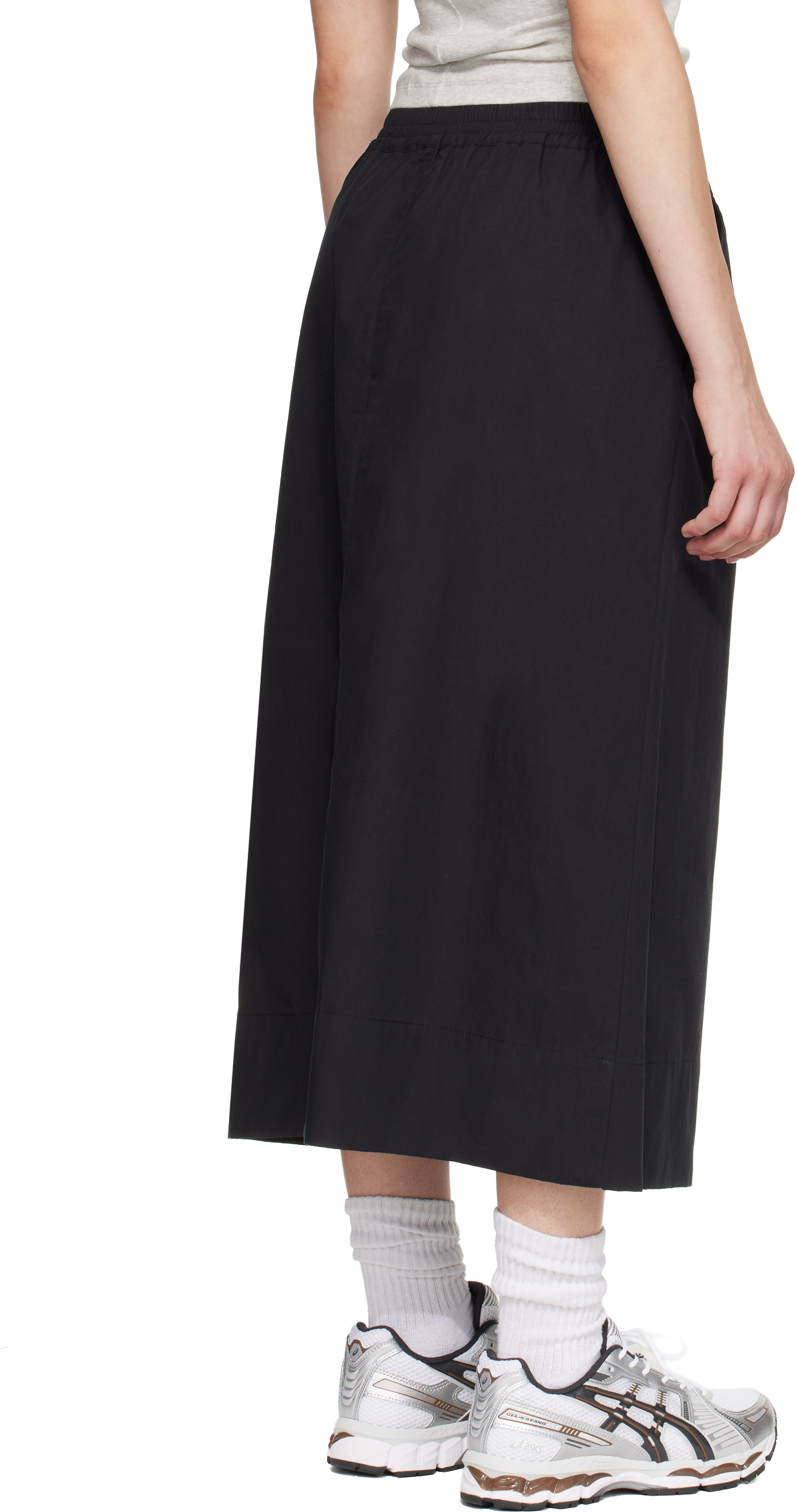 A.P.C. - Jupe midi noire en coton bio