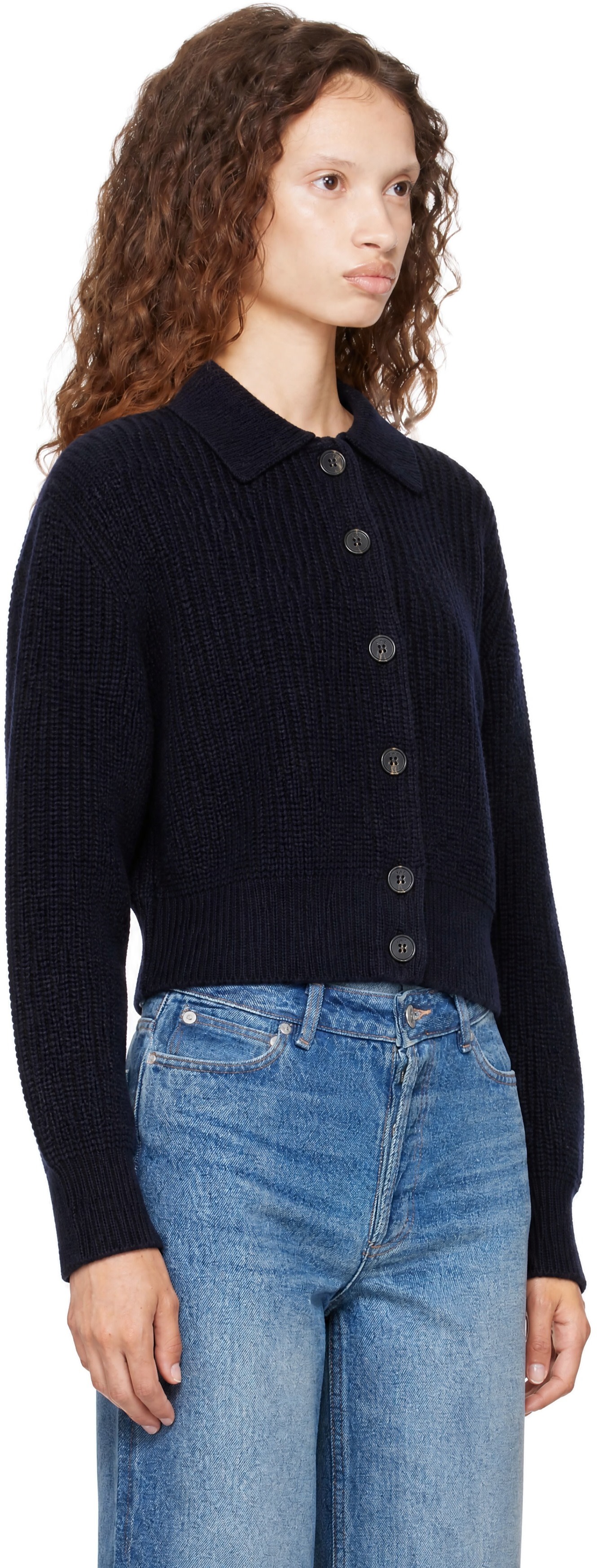 A.P.C. - Cardigan Jenn bleu marine
