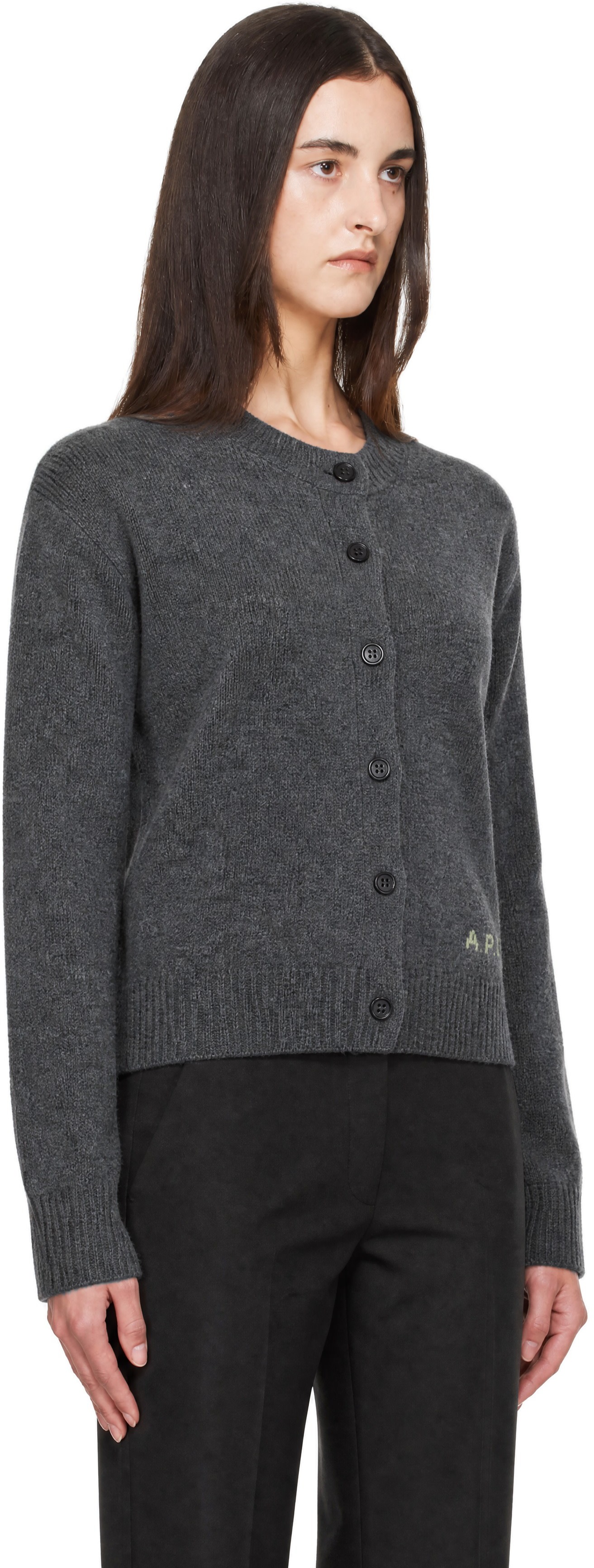 A.P.C. - Cardigan Lila gris