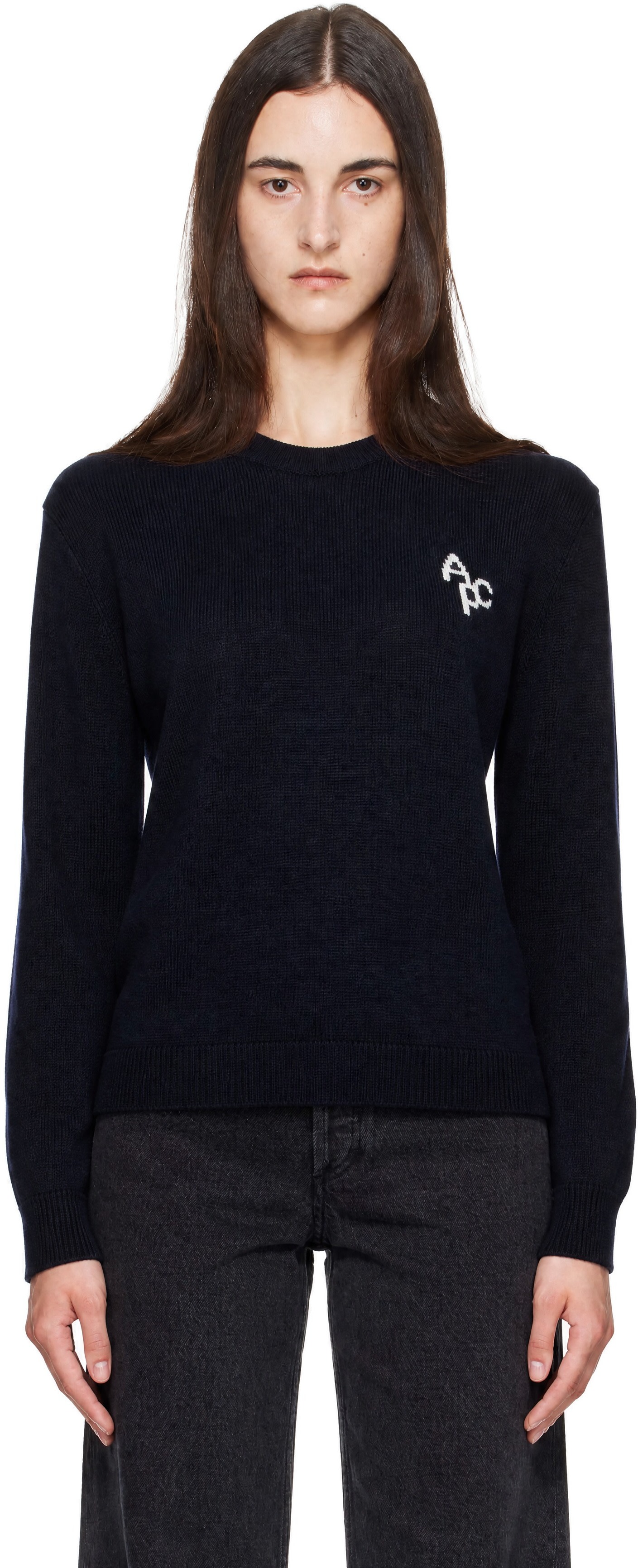A.P.C. - Pull Sonia bleu marine
