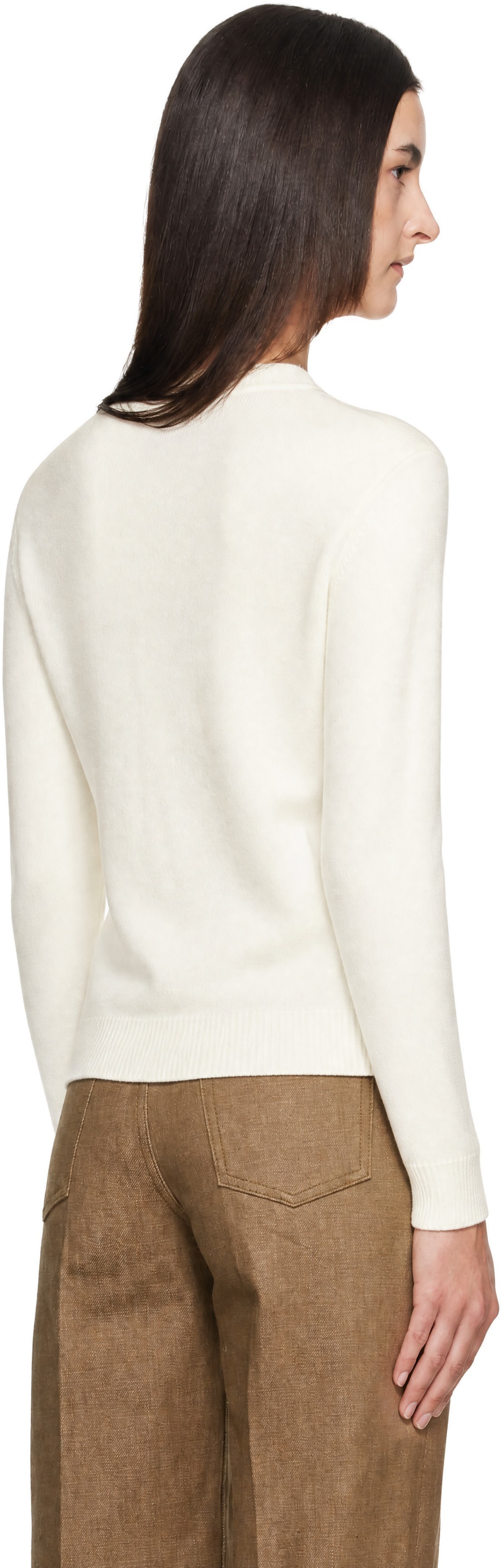A.P.C. - Pull Sonia blanc cassé