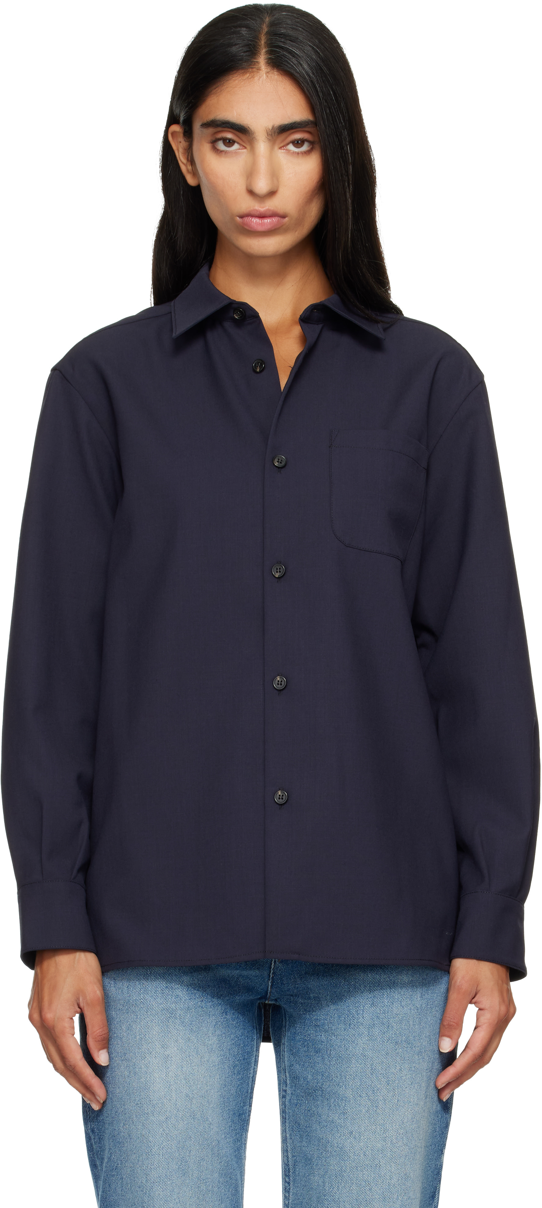 A.P.C. - Navy Elegant Overshirt