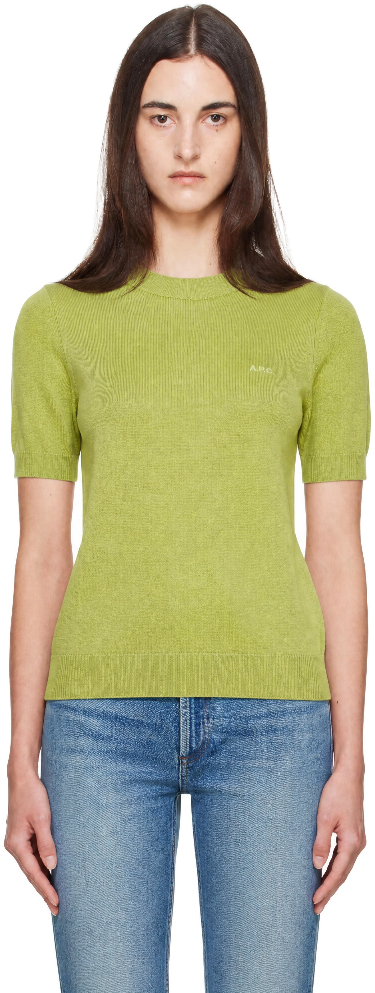 A.P.C. - T-shirt Luma vert