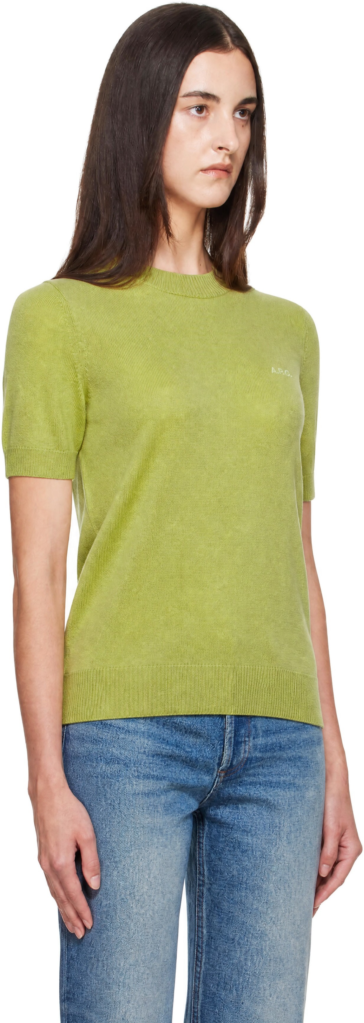 A.P.C. - T-shirt Luma vert