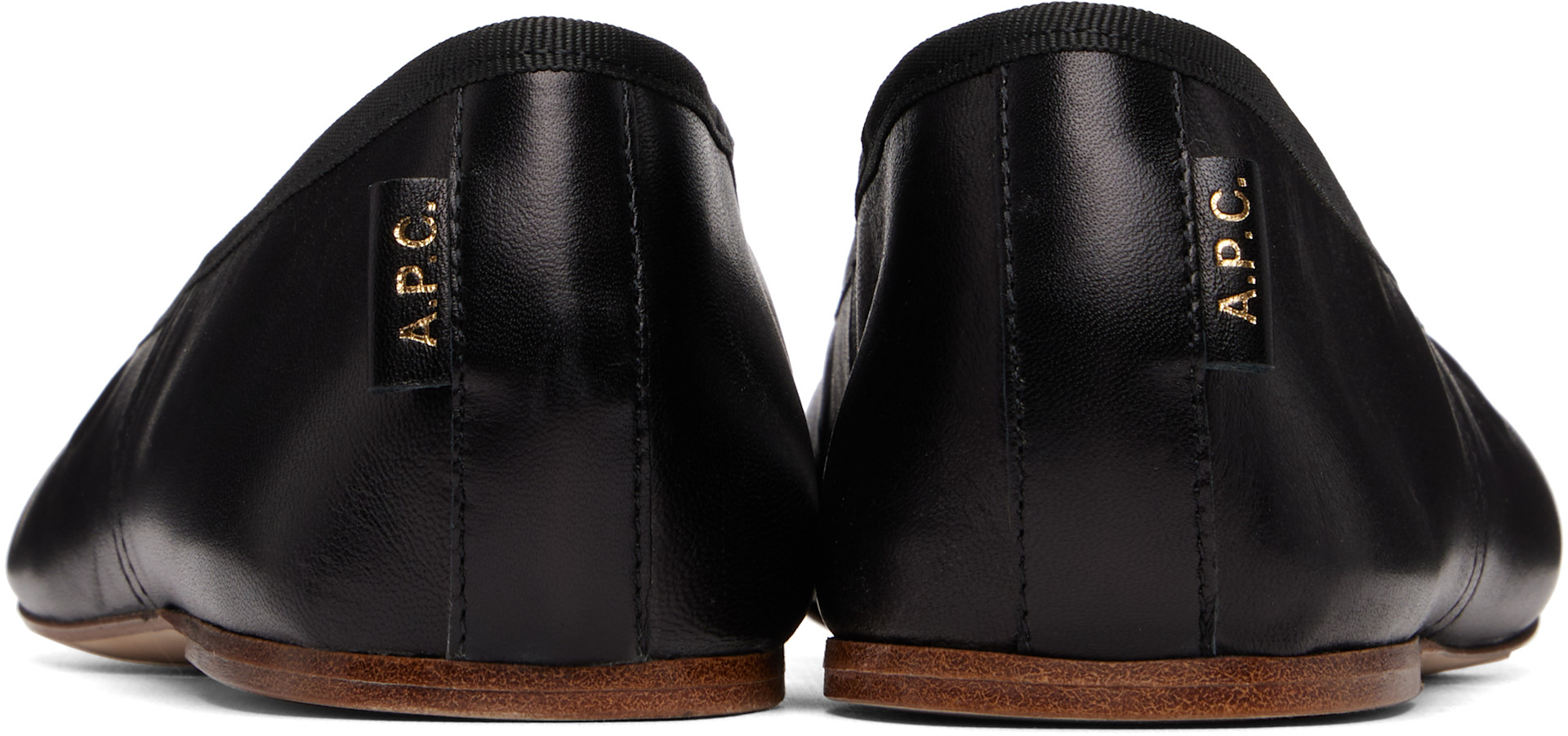 A.P.C. - Ballerines Swan noires