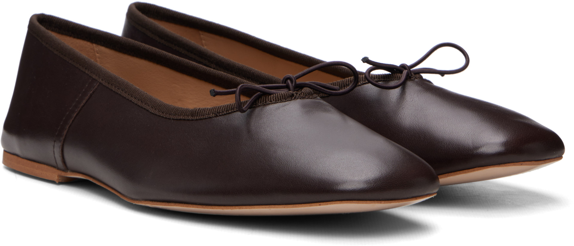 A.P.C. - Ballerines Cleo brunes