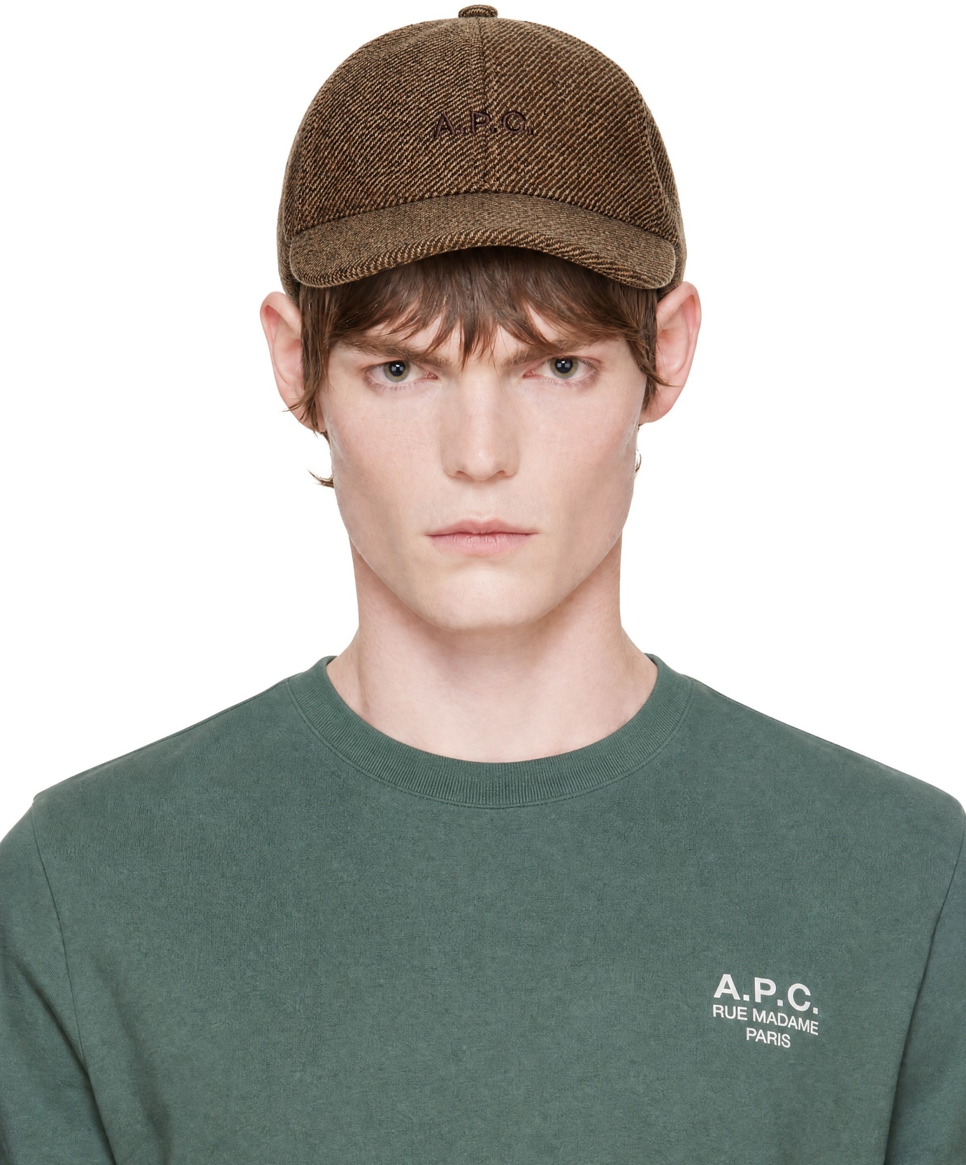 A.P.C. - Brown Charlie Baseball Cap