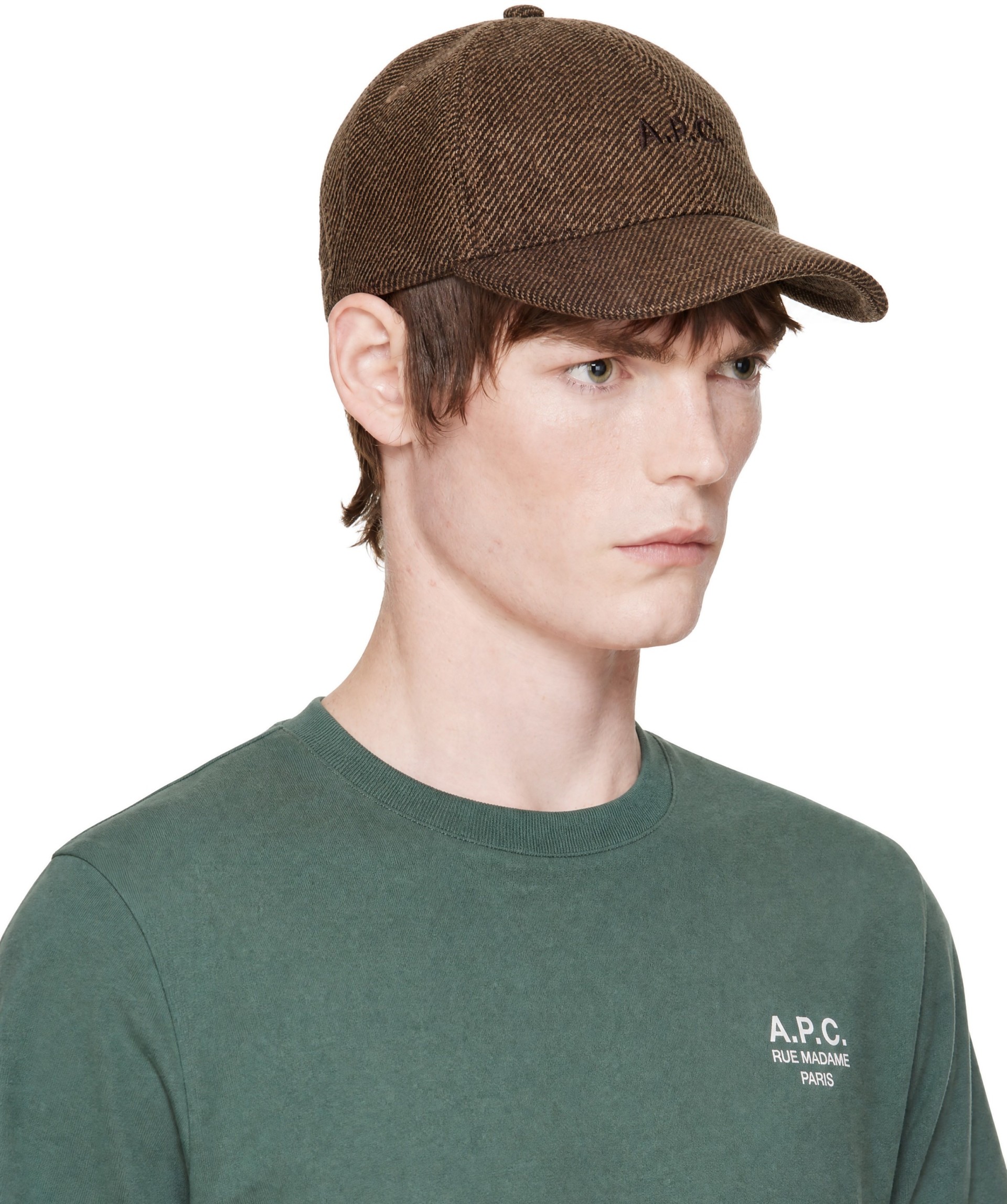 A.P.C. - Brown Charlie Baseball Cap