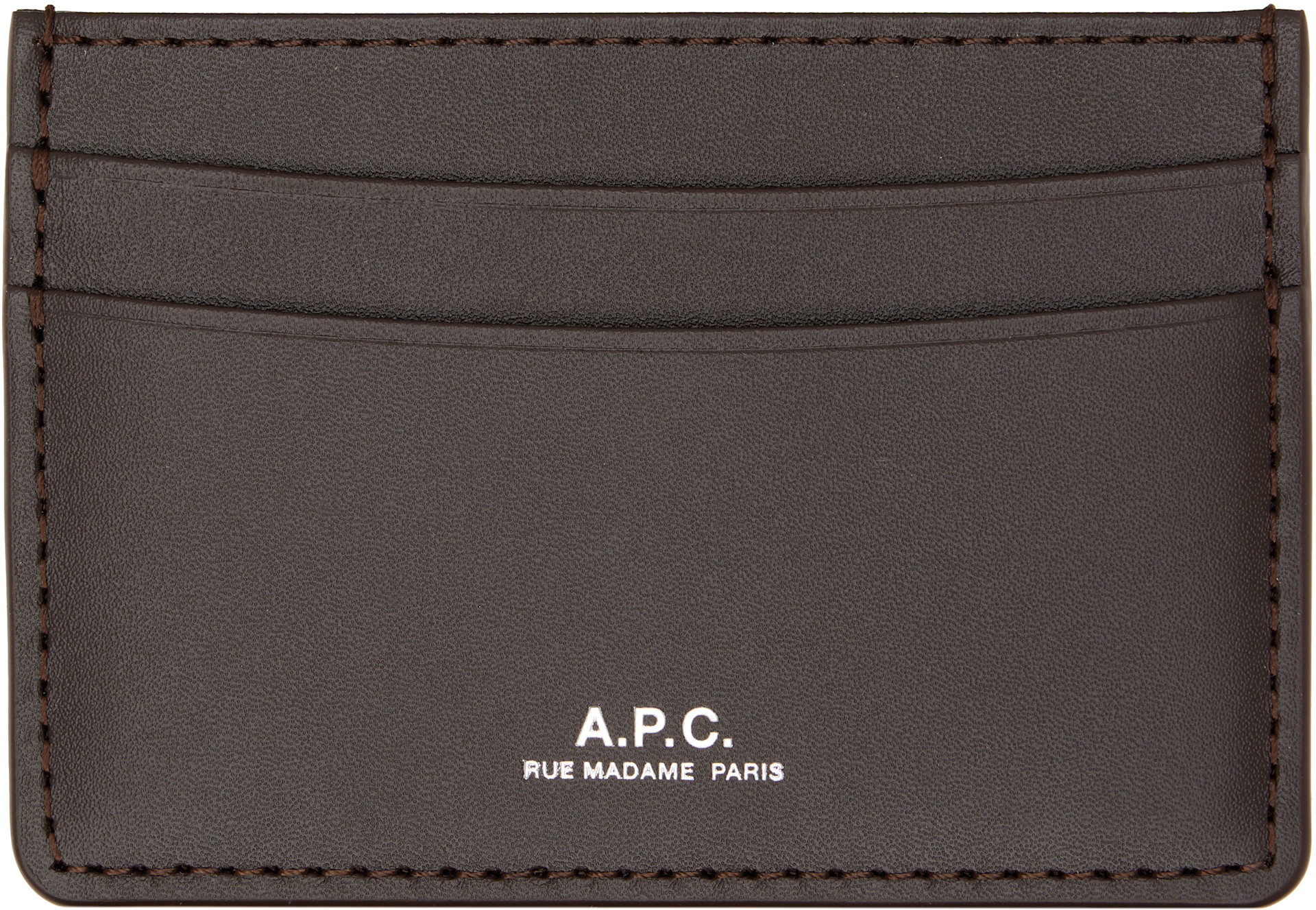 A.P.C. - Porte-carte André brun