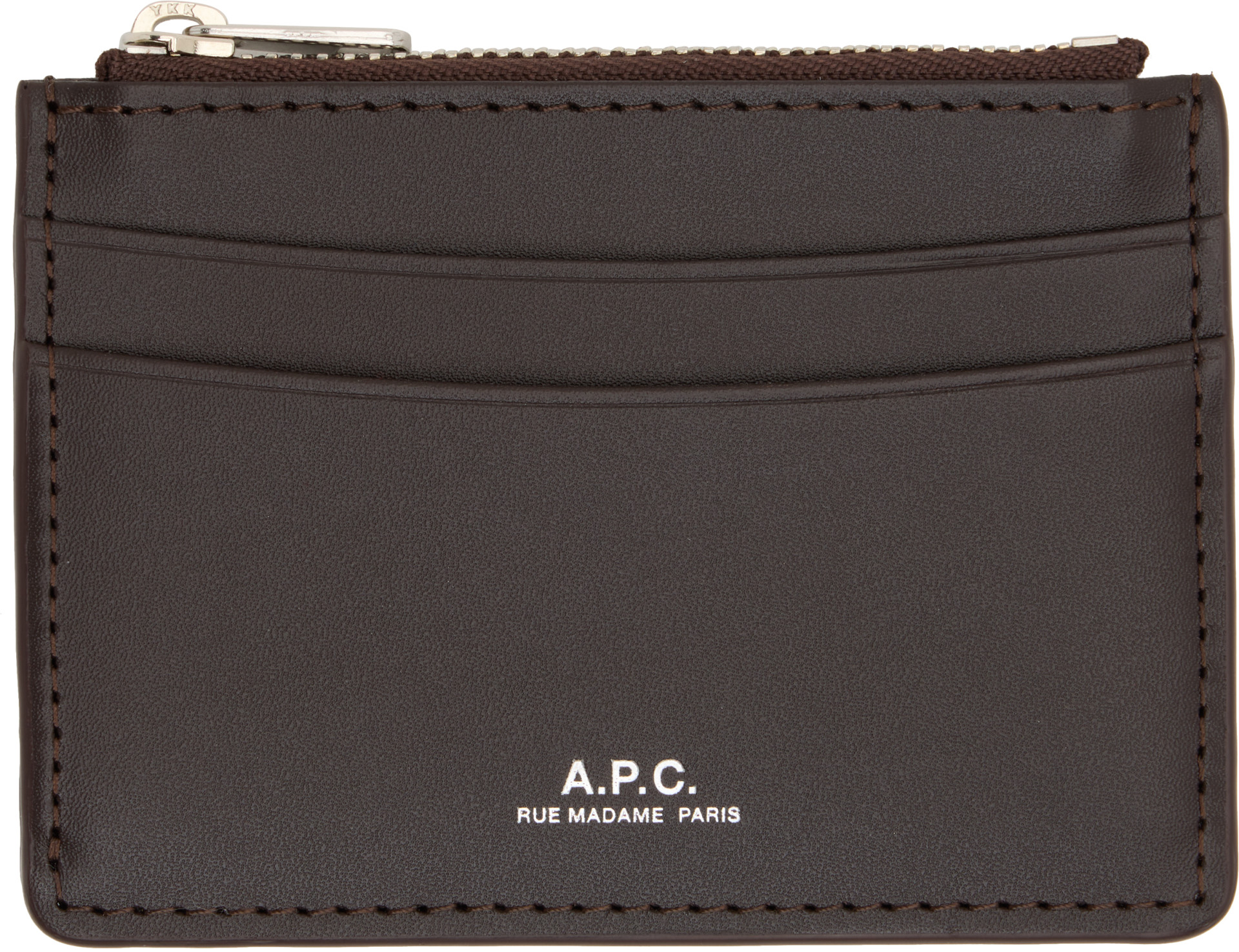 A.P.C. - Brown Paris Card Holder