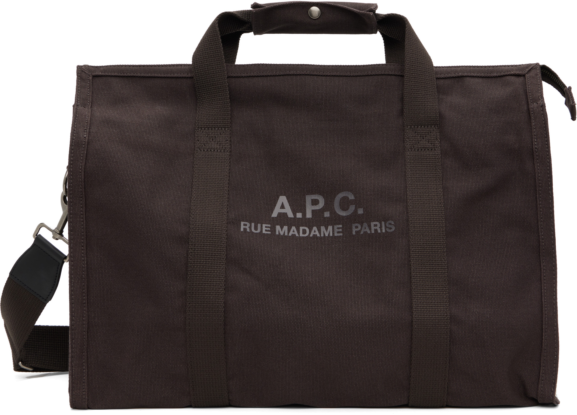 A.P.C. - Brown Recuperation Gym Bag