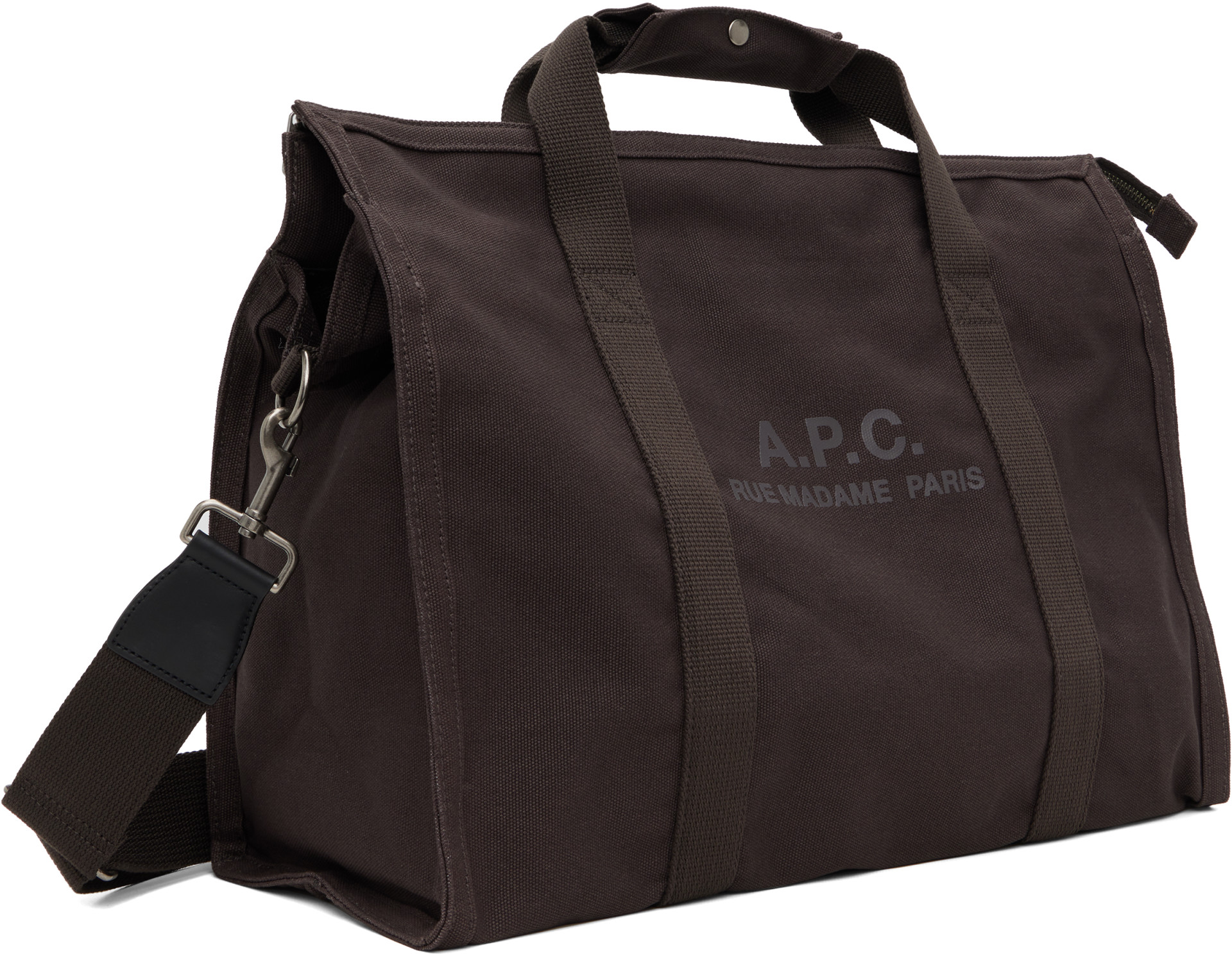 A.P.C. - Brown Recuperation Gym Bag