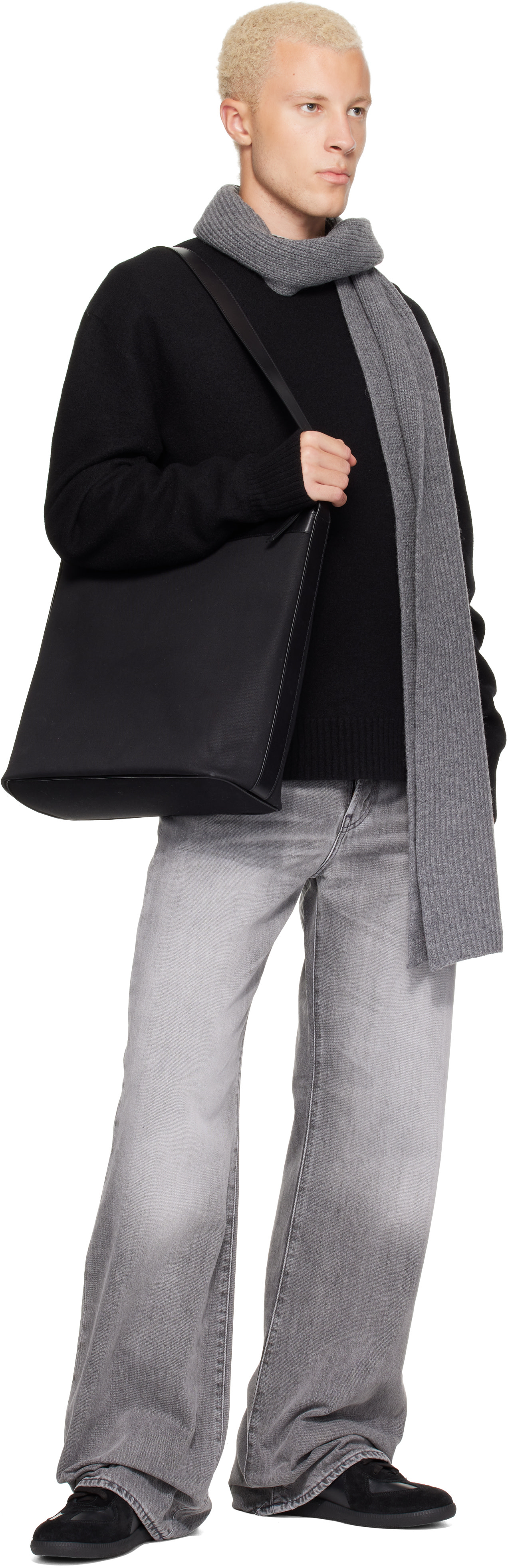 A.P.C. - Black Vera Maxi Biker Bag