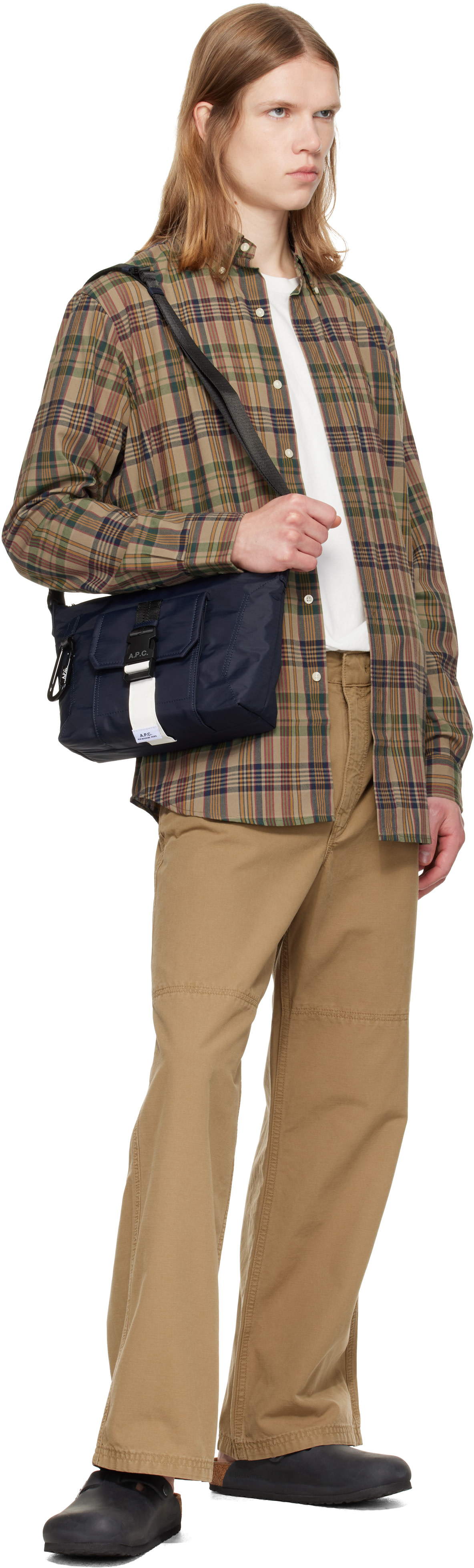 A.P.C. - Navy Trek Satchel Bag