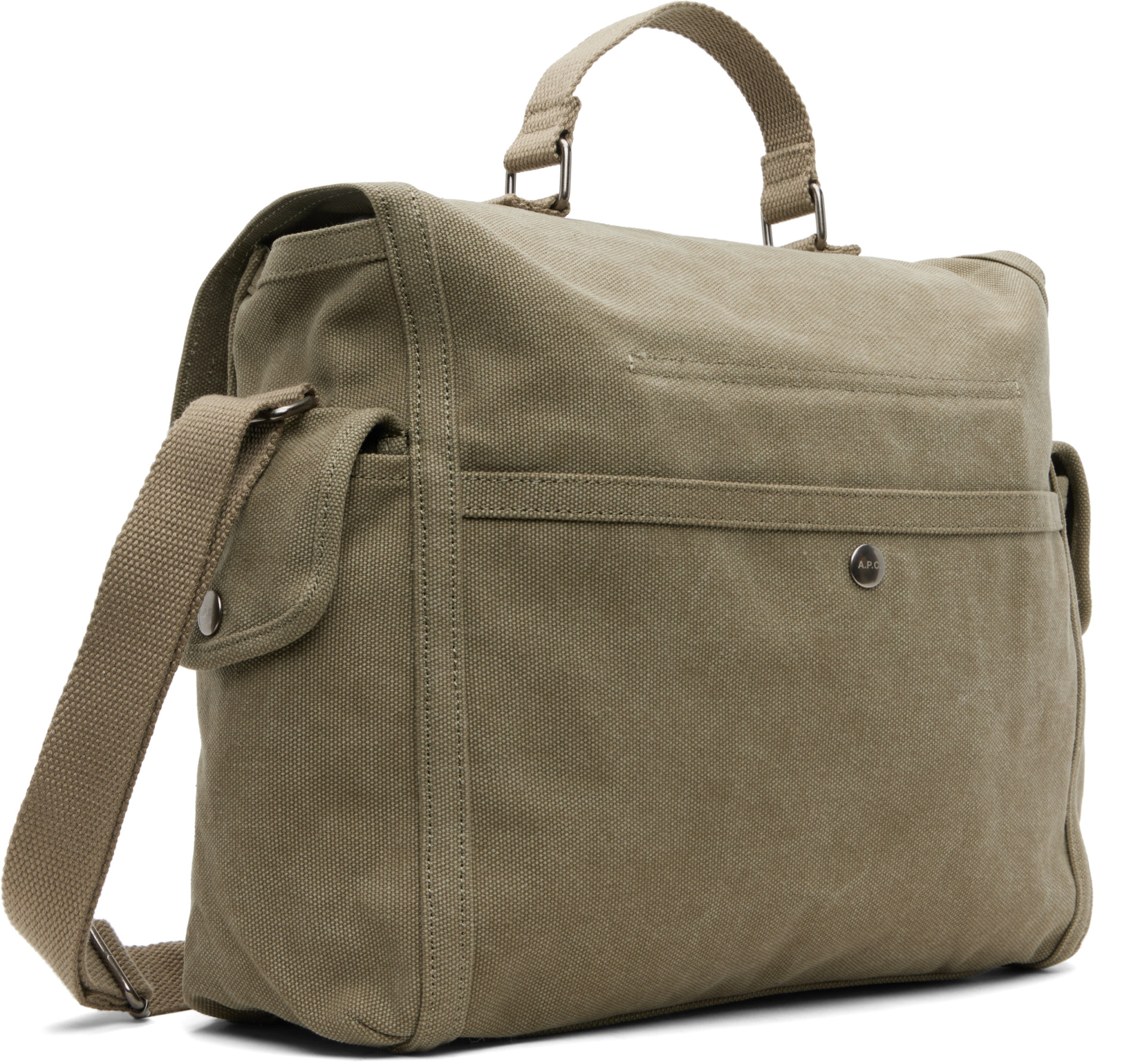 A.P.C. - Khaki Recuperation Satchel