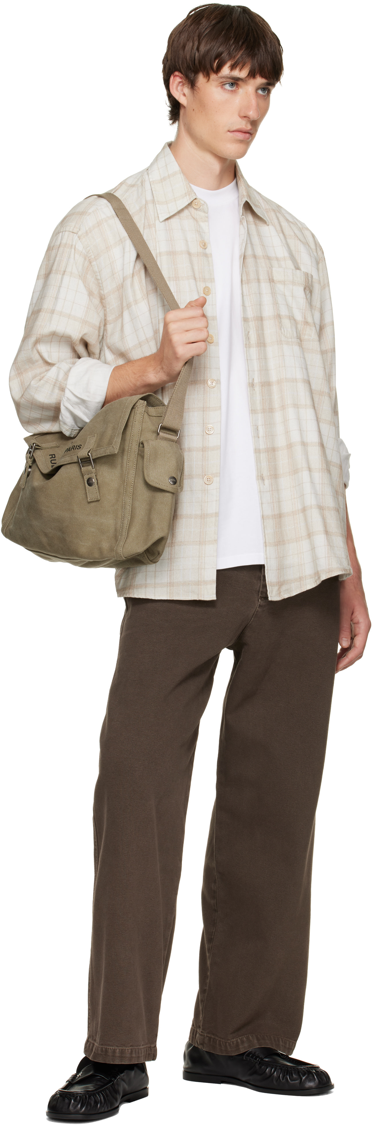 A.P.C. - Khaki Recuperation Satchel