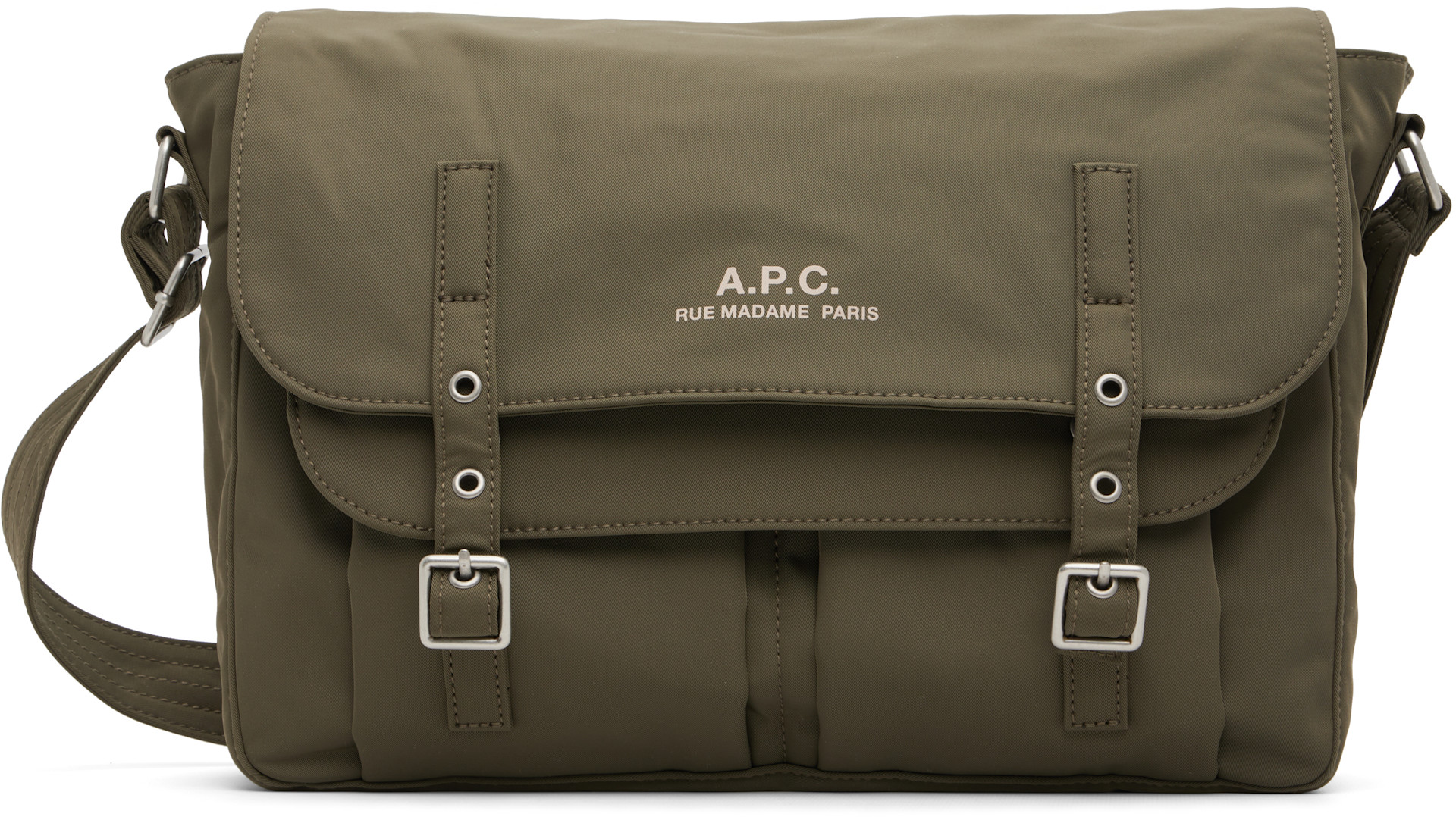 A.P.C. - Sac messager Archive kaki