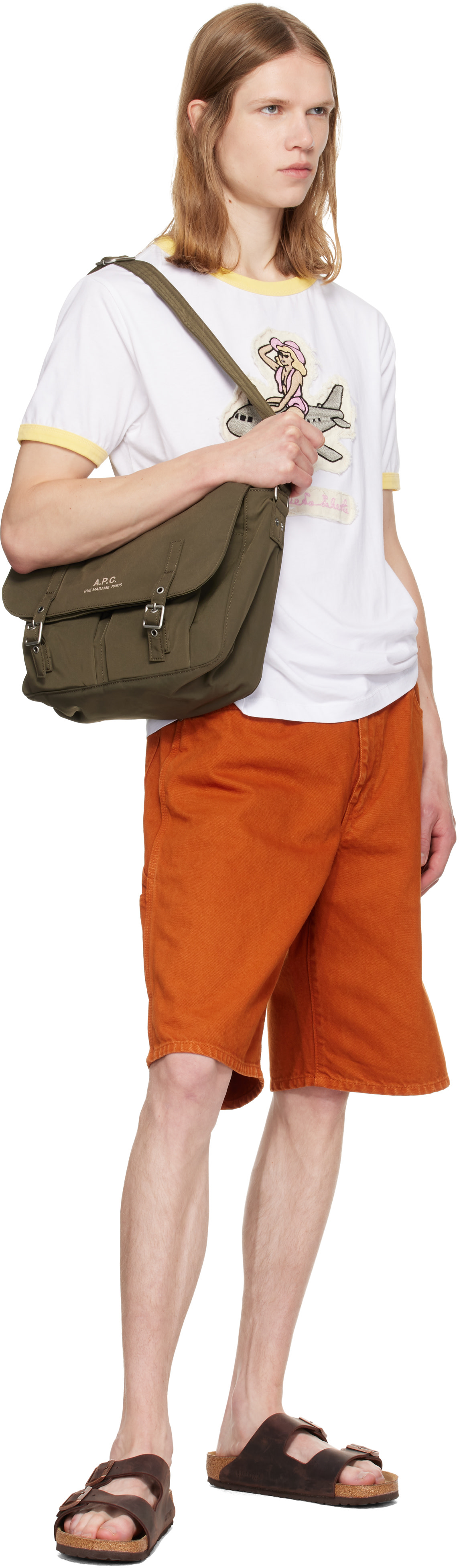 A.P.C. - Sac messager Archive kaki