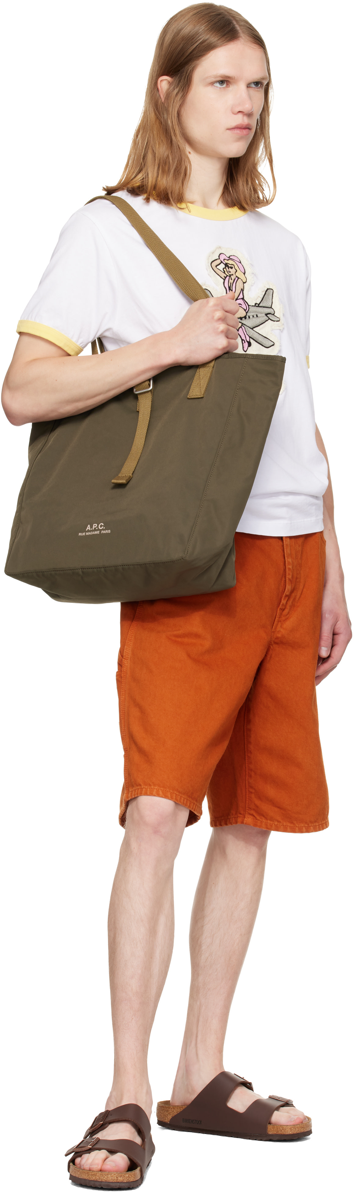 A.P.C. - Khaki Archive Tote