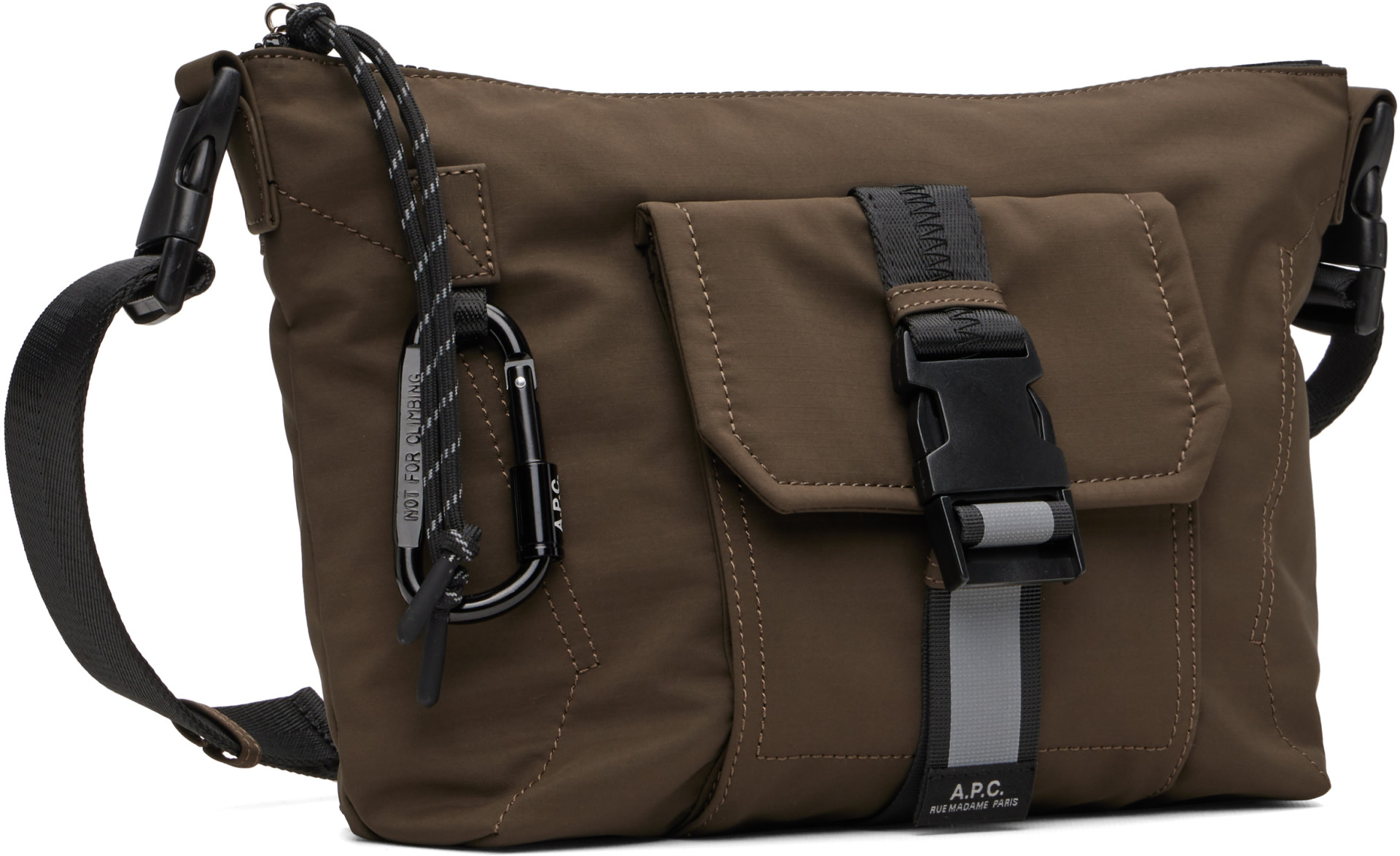 A.P.C. - Khaki Trek Satchel
