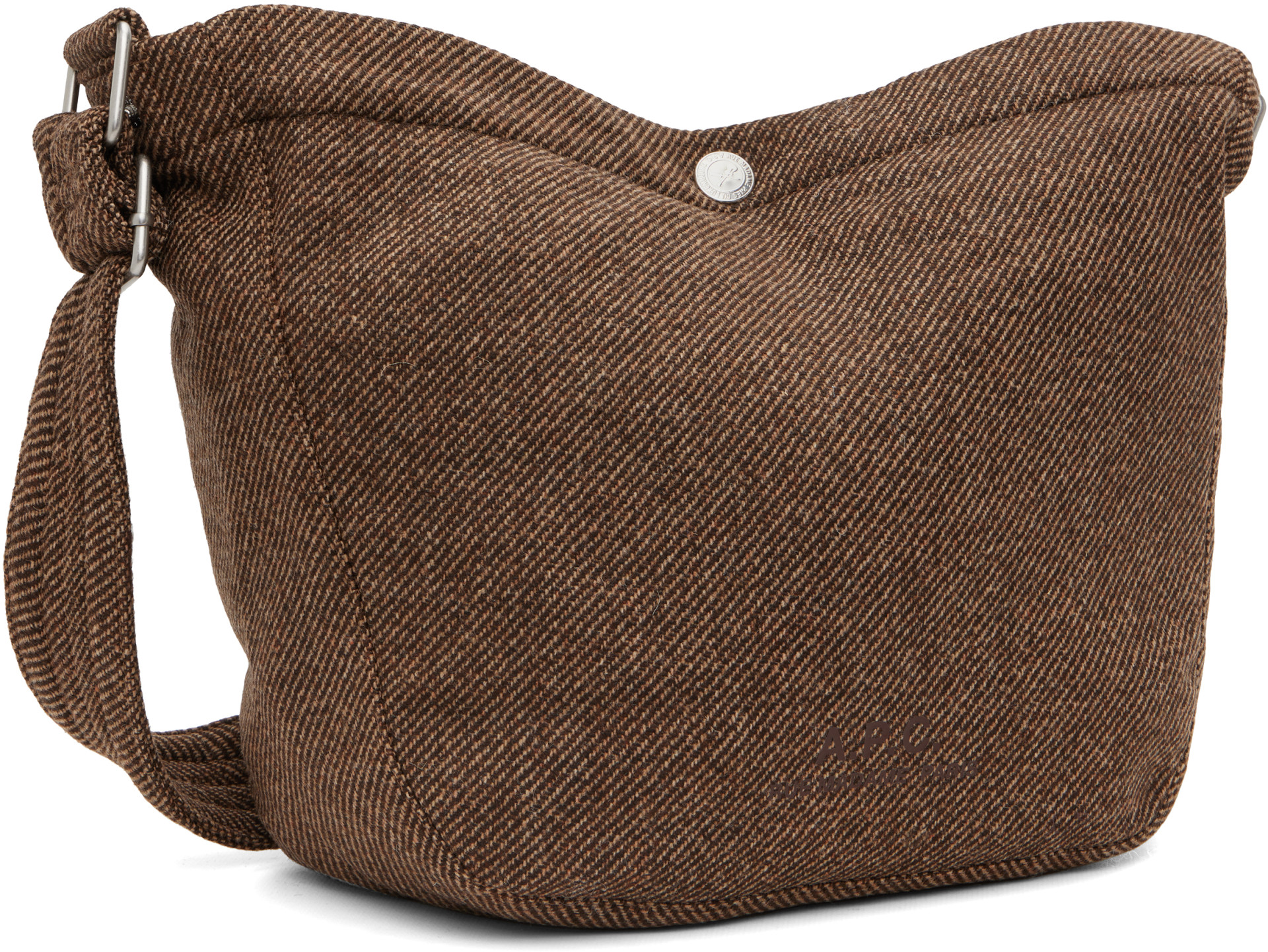 A.P.C. - Brown Journal Small Bag