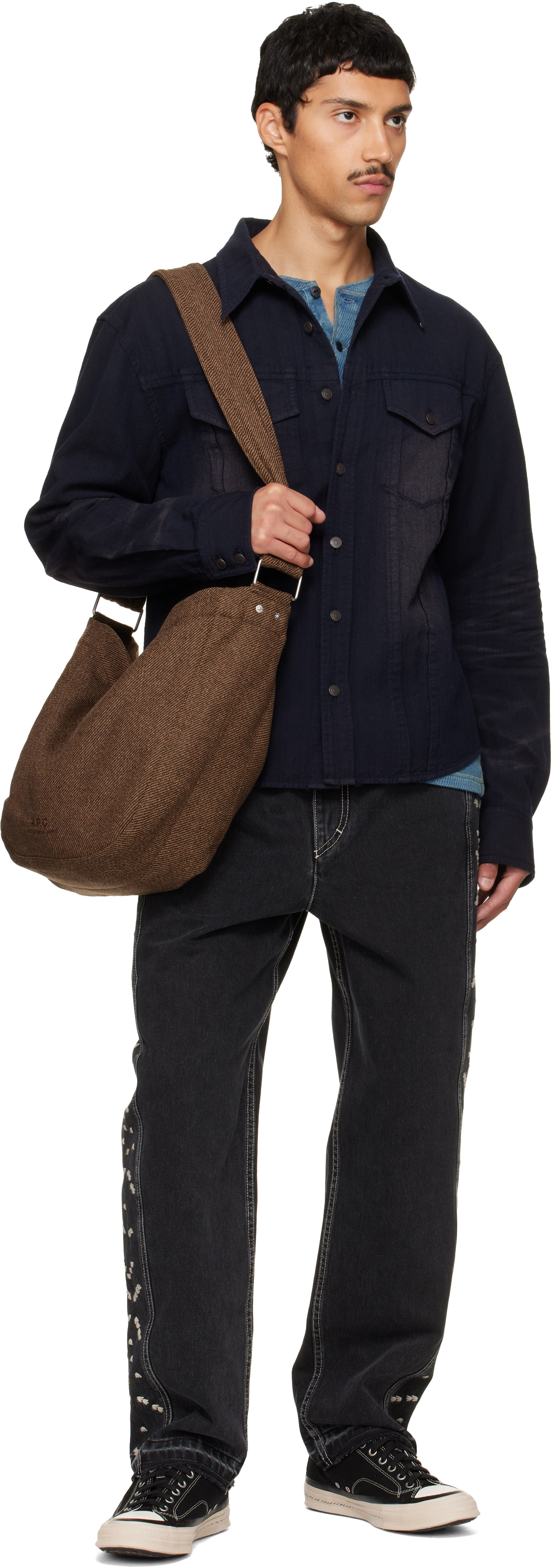 A.P.C. - Brown Journal Bag