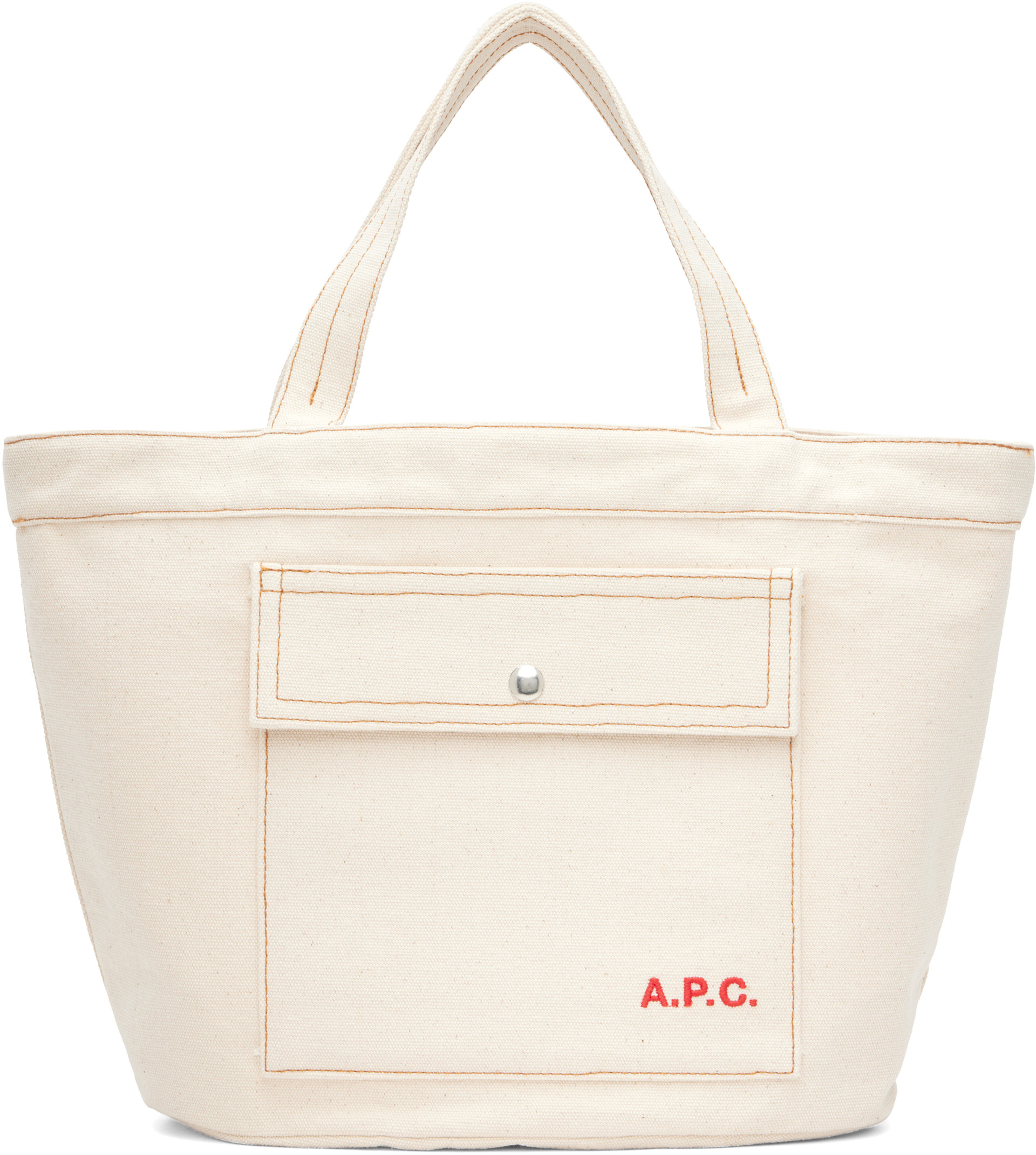 A.P.C. - Cabas Jade blanc cassé