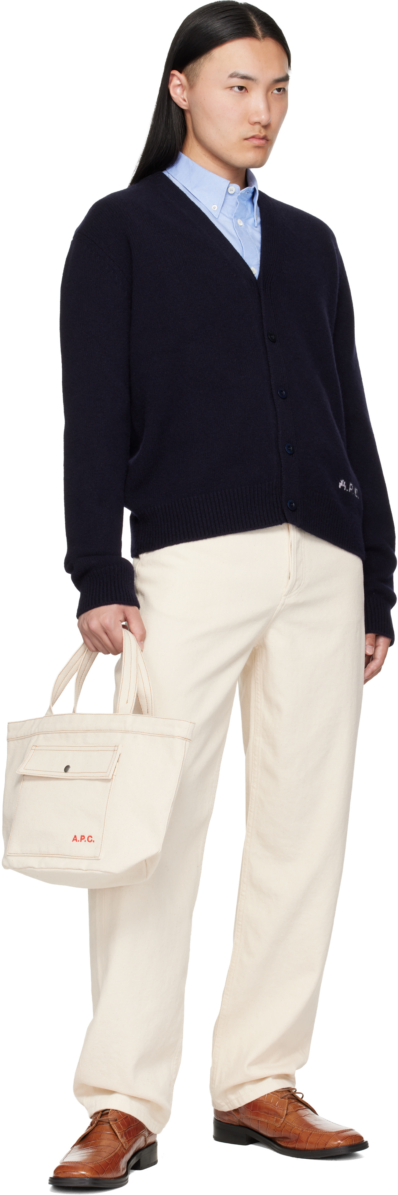 A.P.C. - Cabas Jade blanc cassé