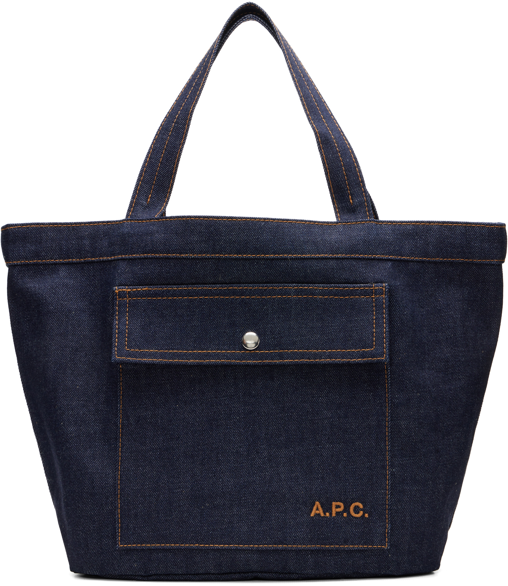 A.P.C. - 네이비 제이드 토트백