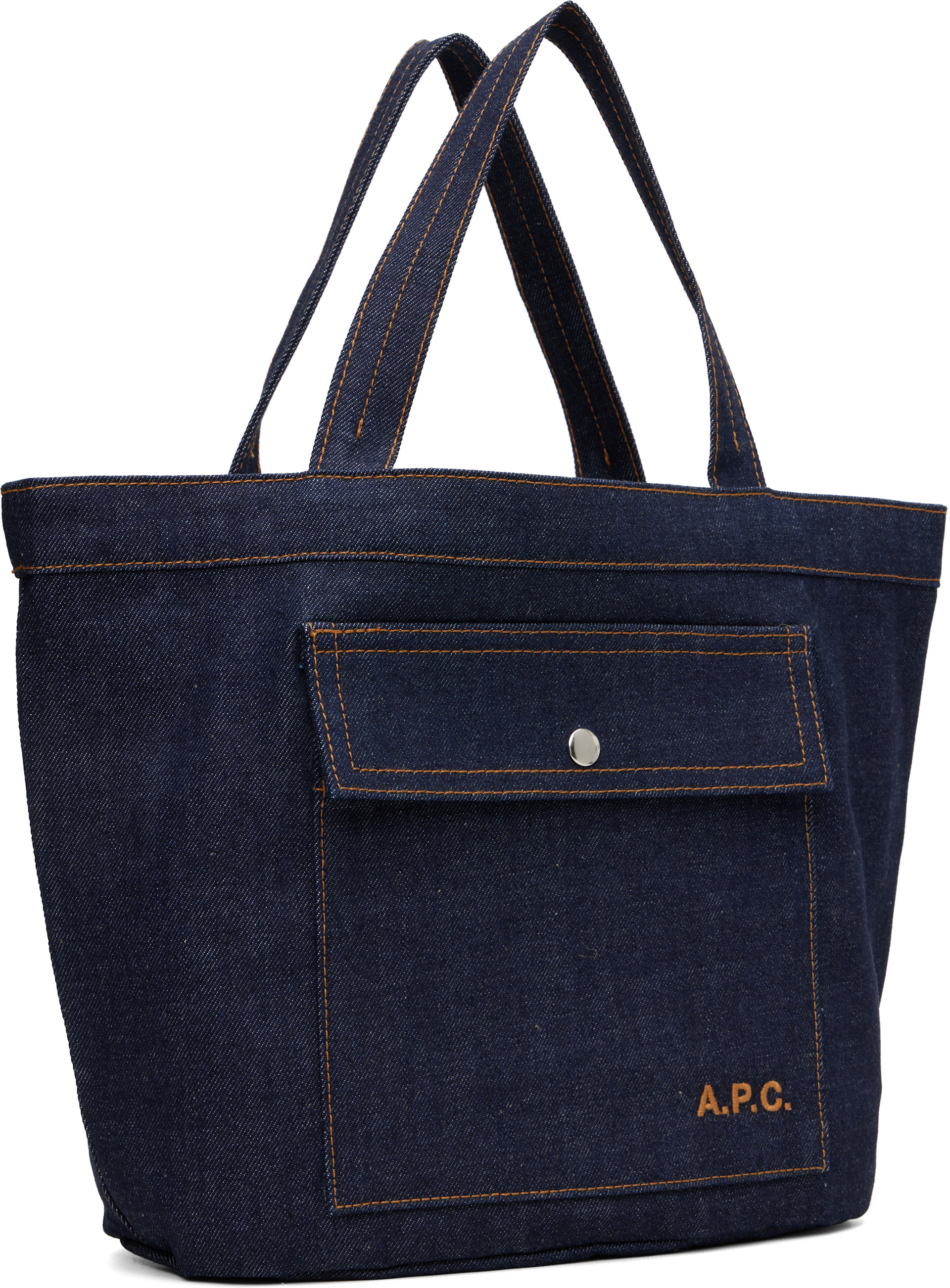 A.P.C. - 네이비 제이드 토트백