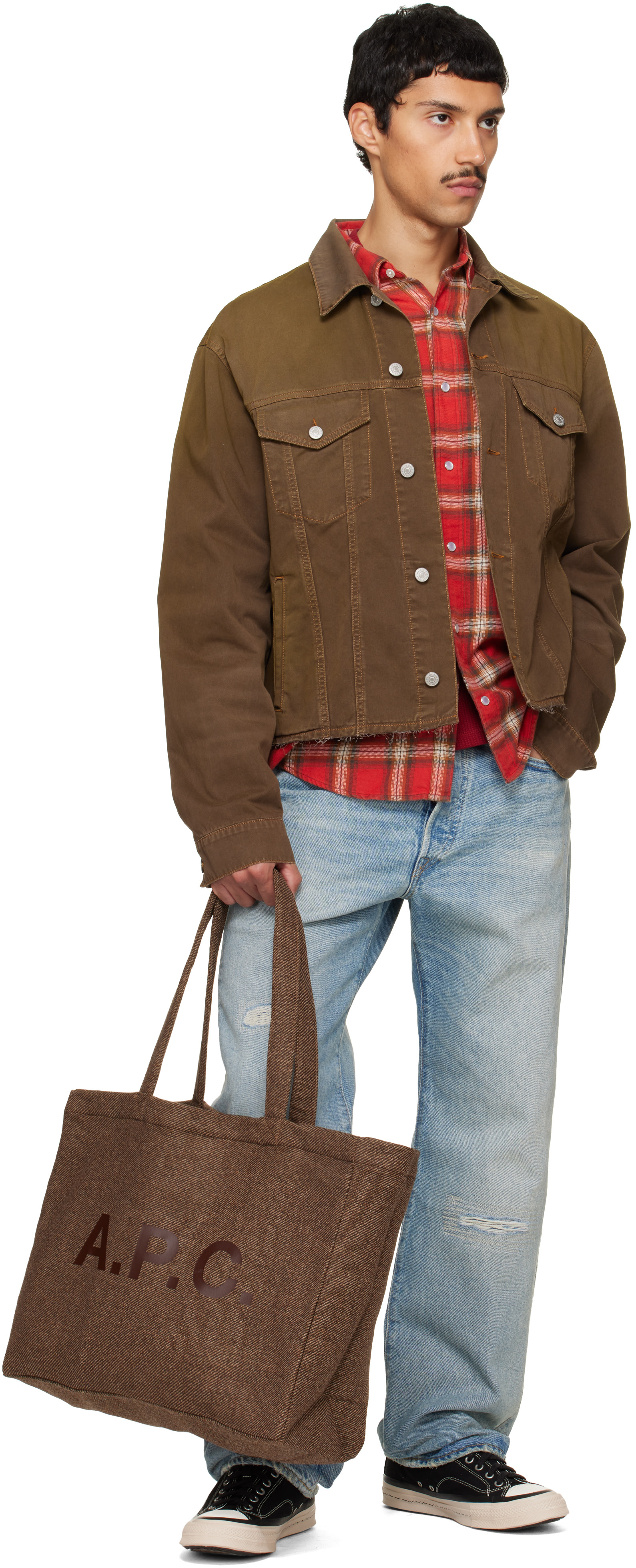 A.P.C. - ブラウン Diane Shopping トートバッグ