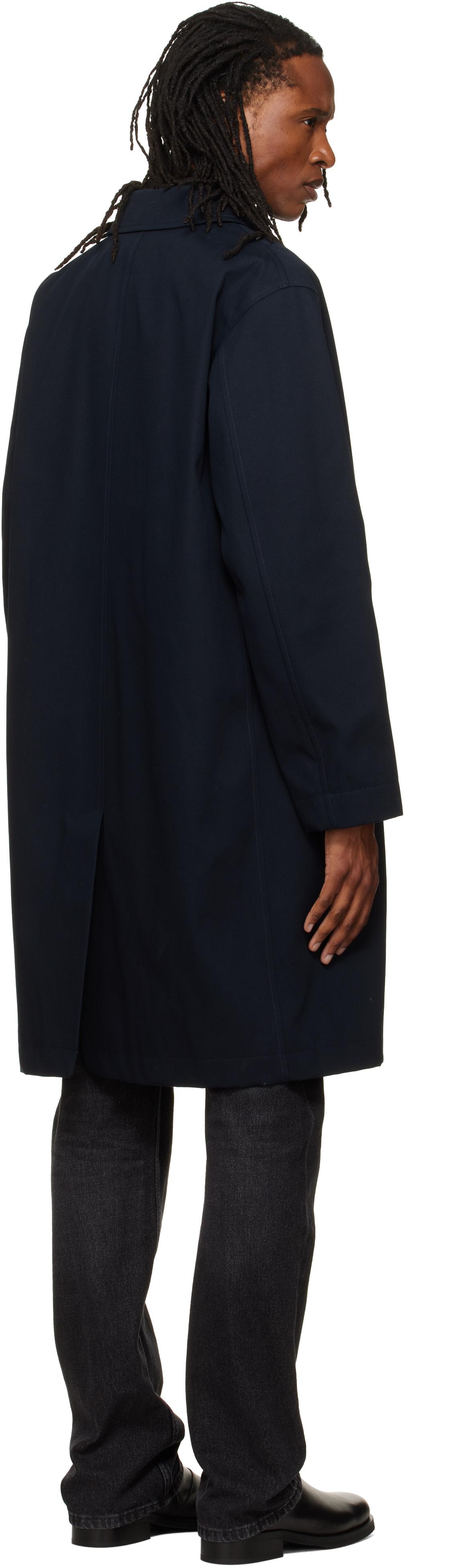 A.P.C. - Navy Urban Mac Coat