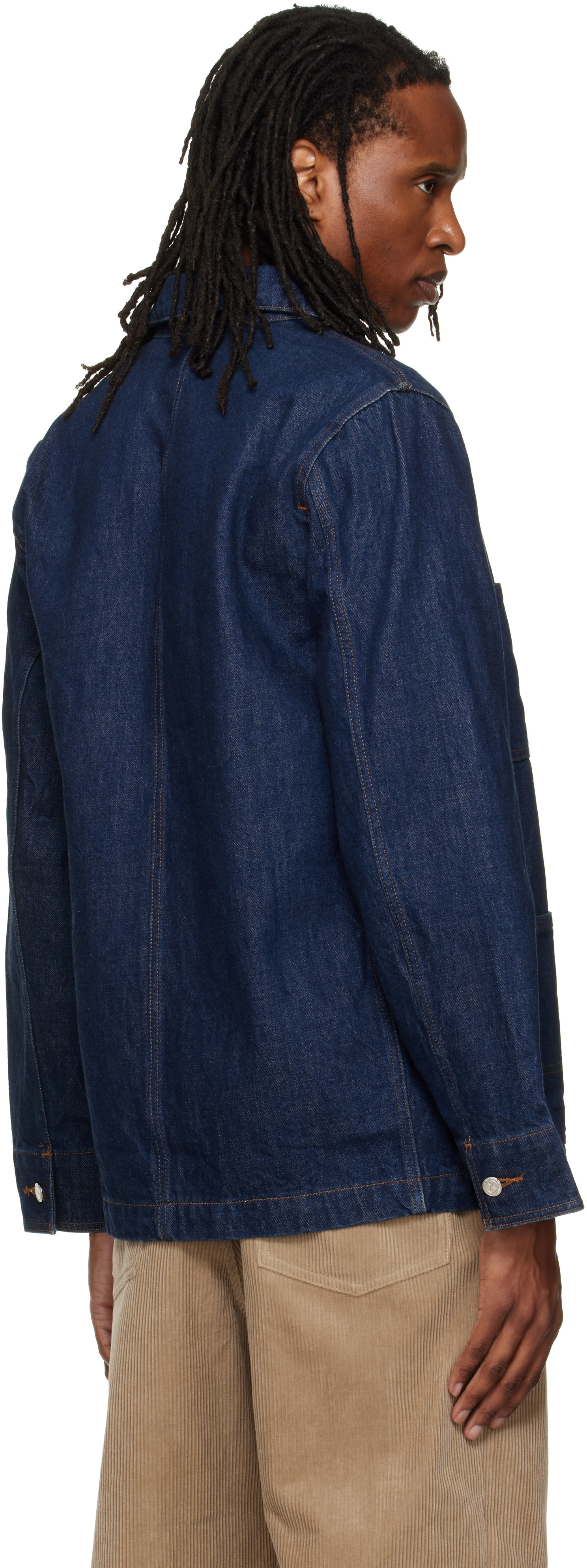 A.P.C. - Blouson Perec bleu en denim