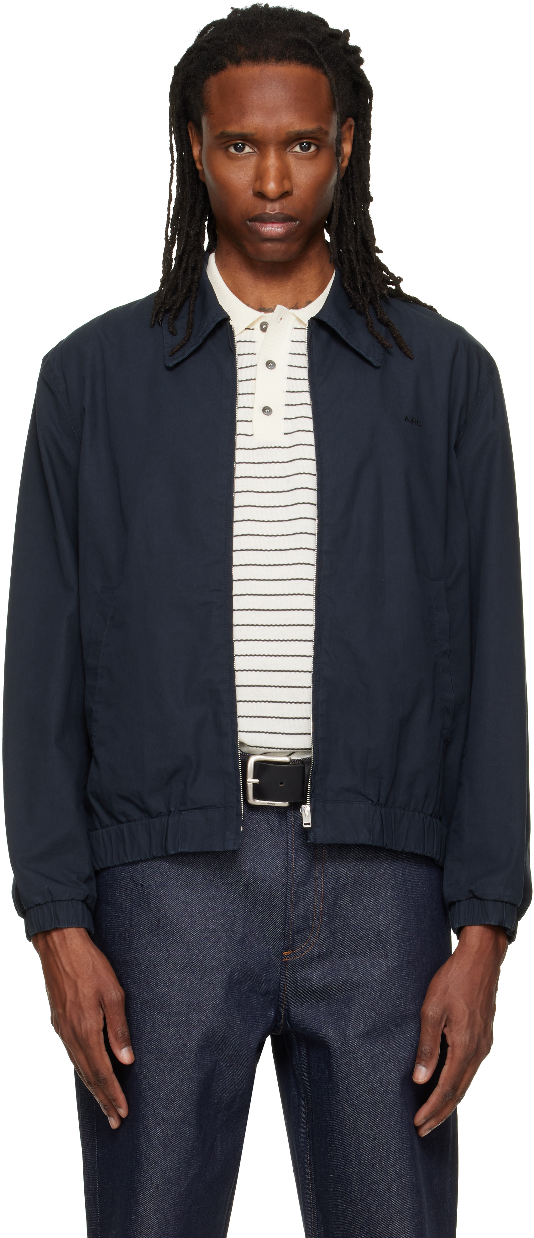 A.P.C. - Blouson William bleu marine