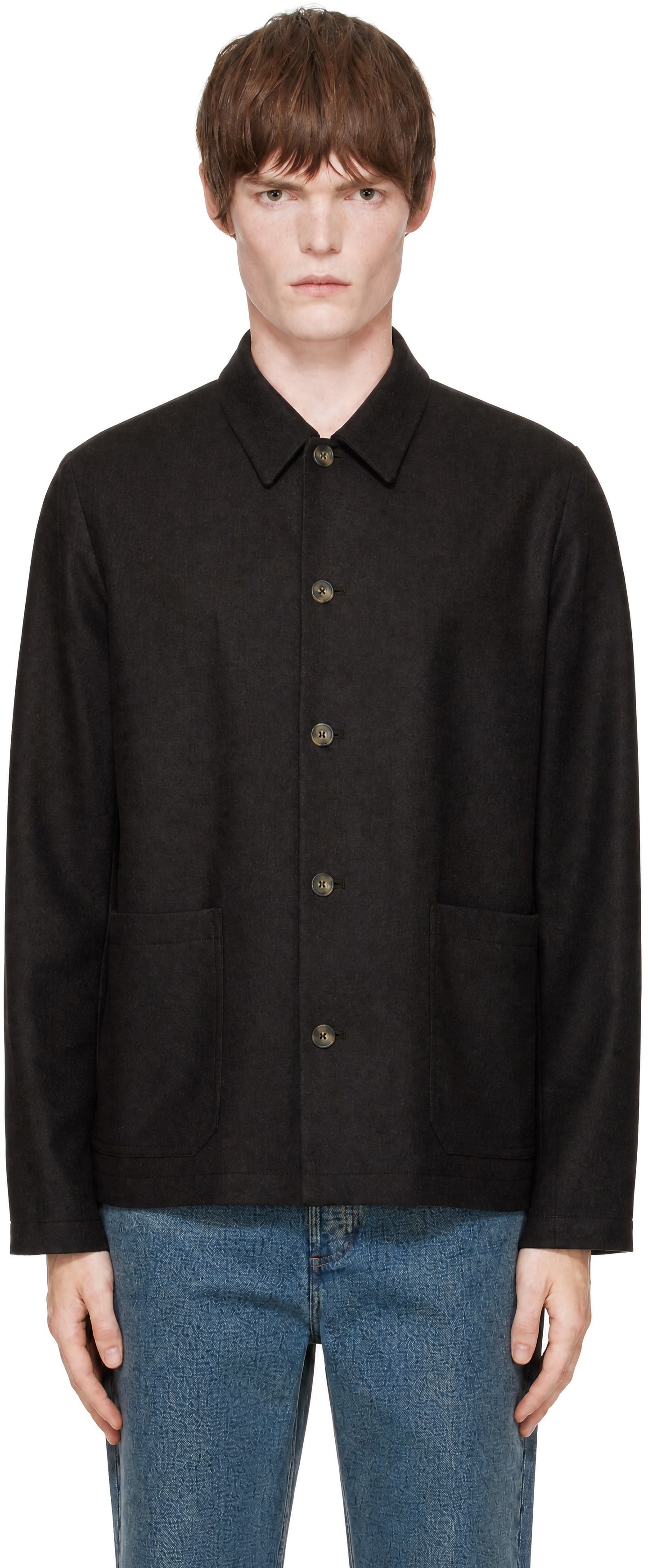 A.P.C. - Brown Brest Wool Jacket