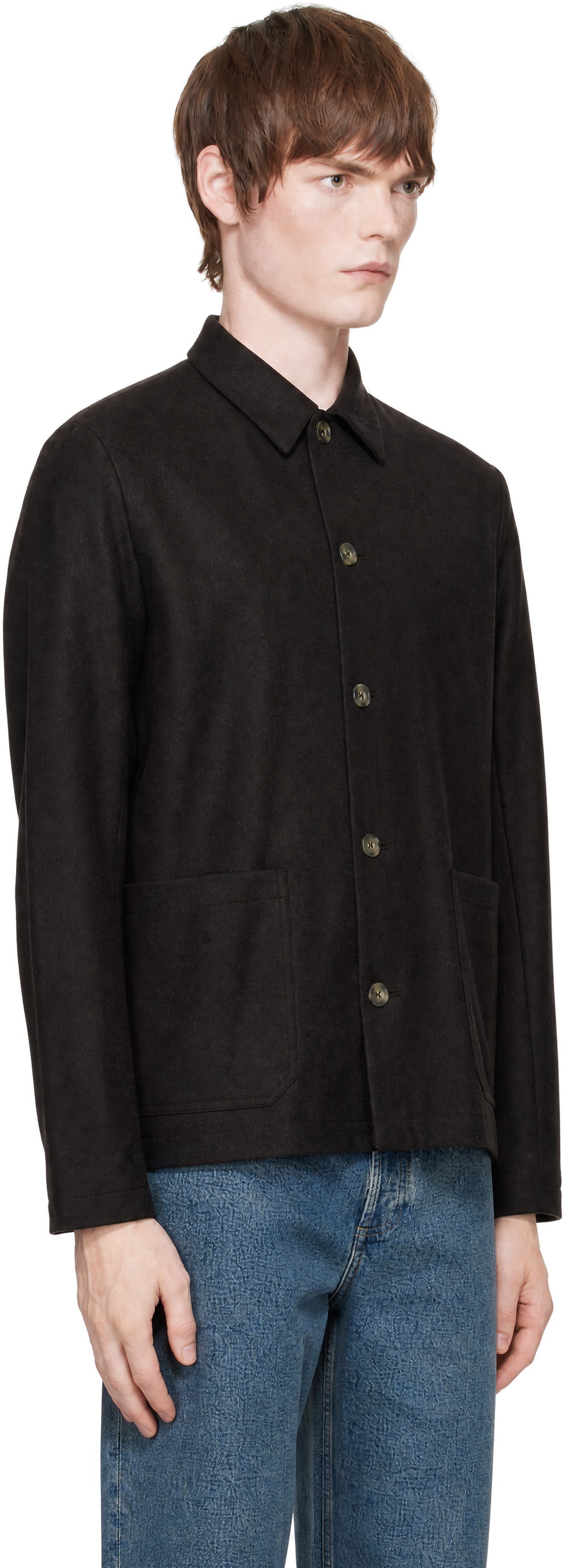A.P.C. - Brown Brest Wool Jacket