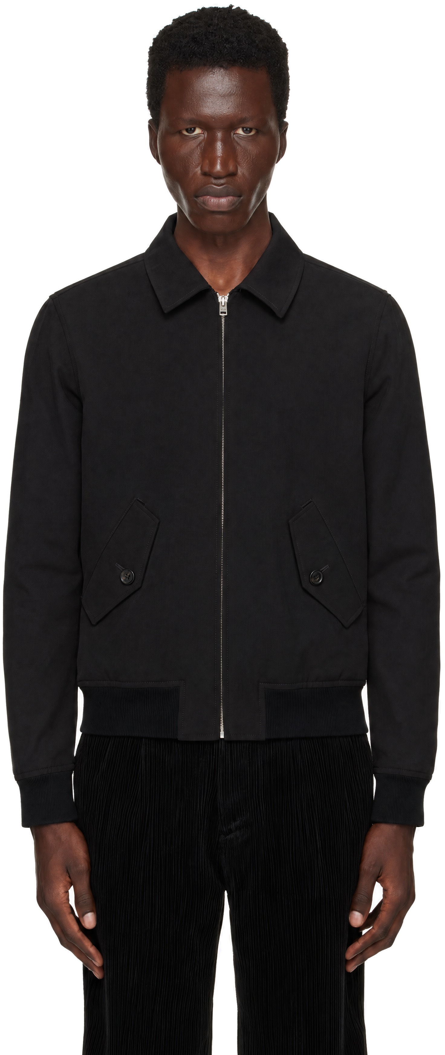 A.P.C. - Navy Gaspard Cotton-Wool Blend Jacket