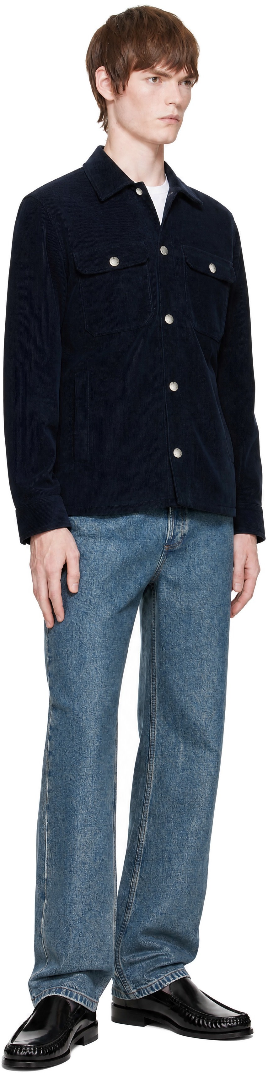 A.P.C. - Blouson Alex bleu marine
