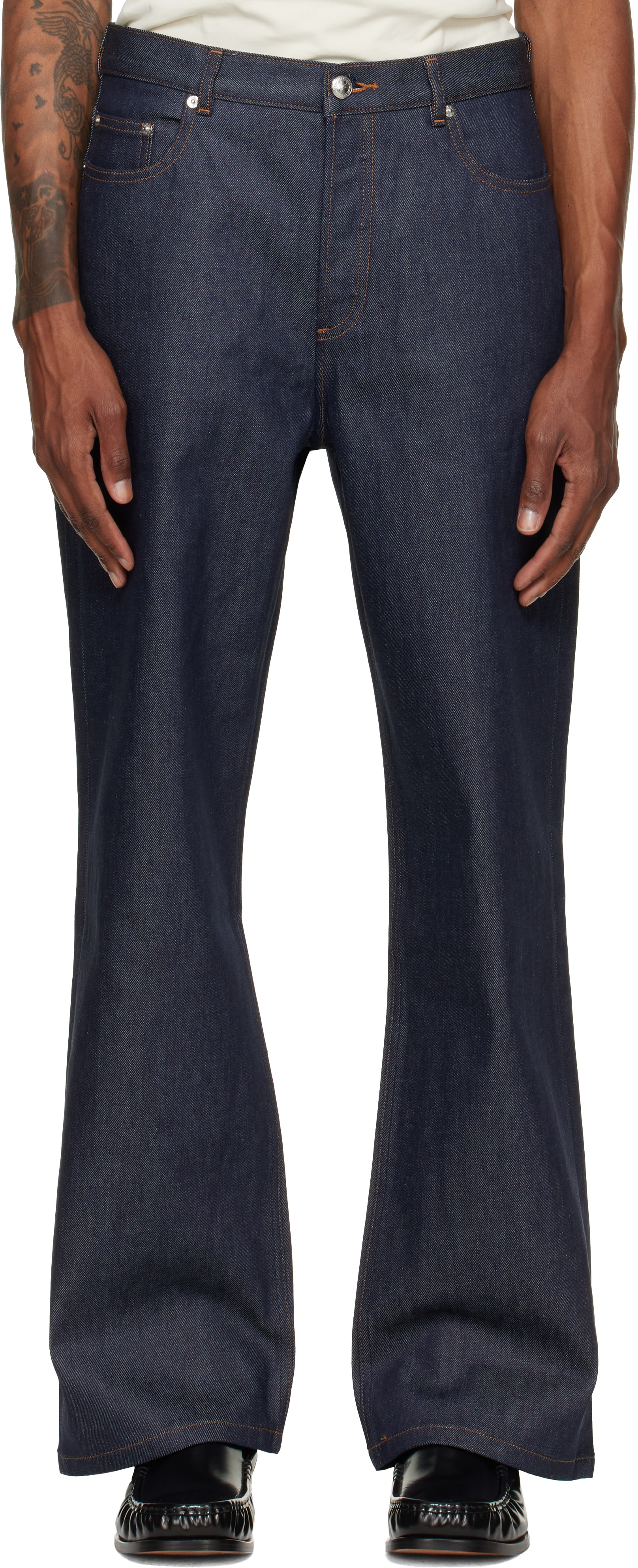 A.P.C. - Navy Aaron Jeans