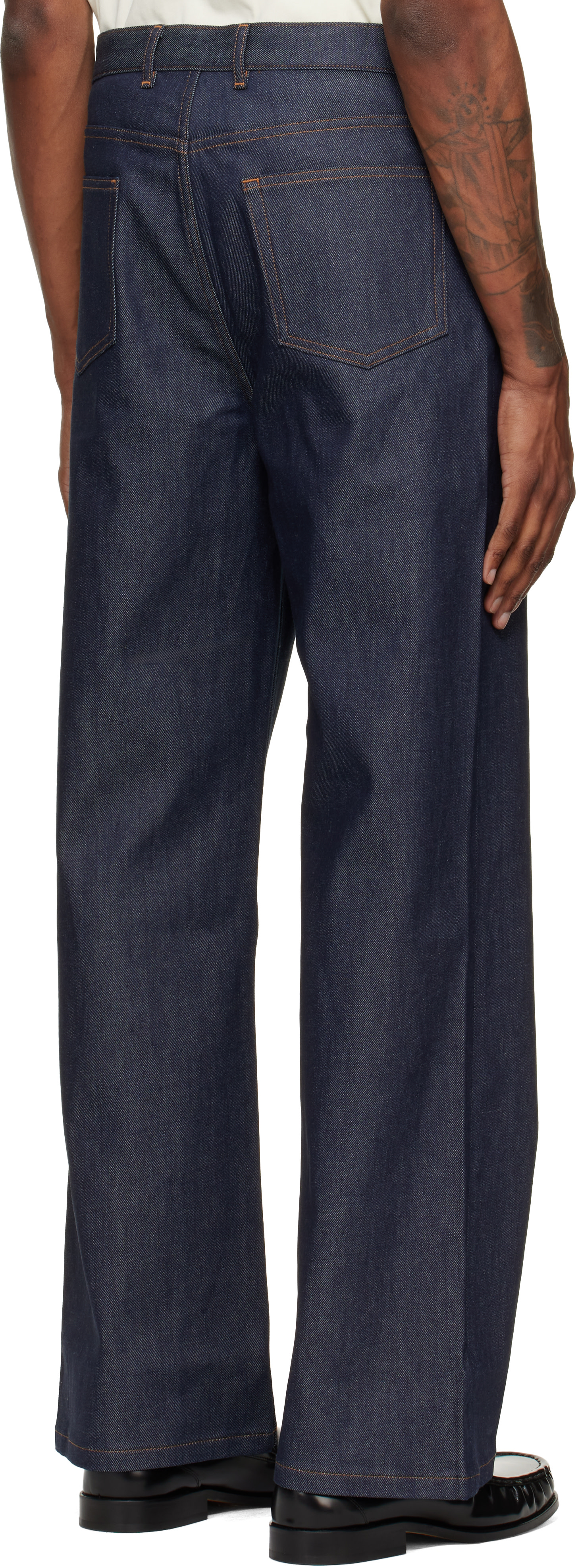 A.P.C. - Navy Aaron Jeans