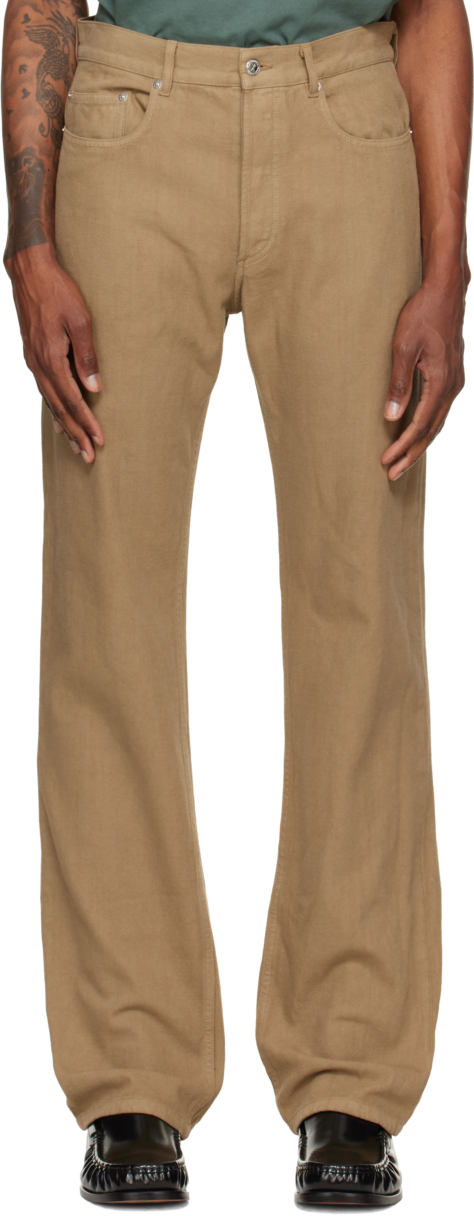 A.P.C. - Beige Rescue Jeans