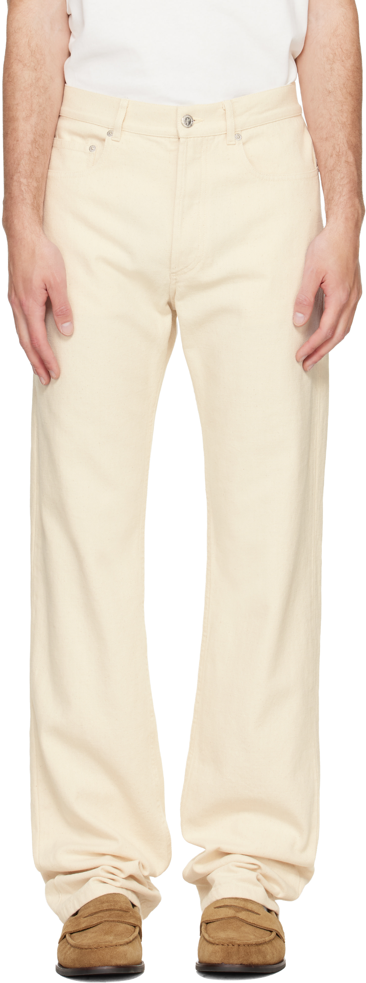 A.P.C. - Jean Rescue blanc cassé